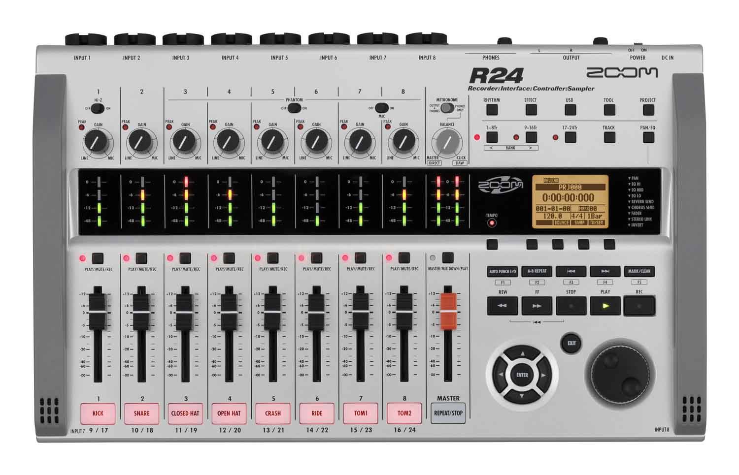 Zoom R-24 MultiTrack Recorder With 8-Track Simultaneous Recording - Hollywood DJ