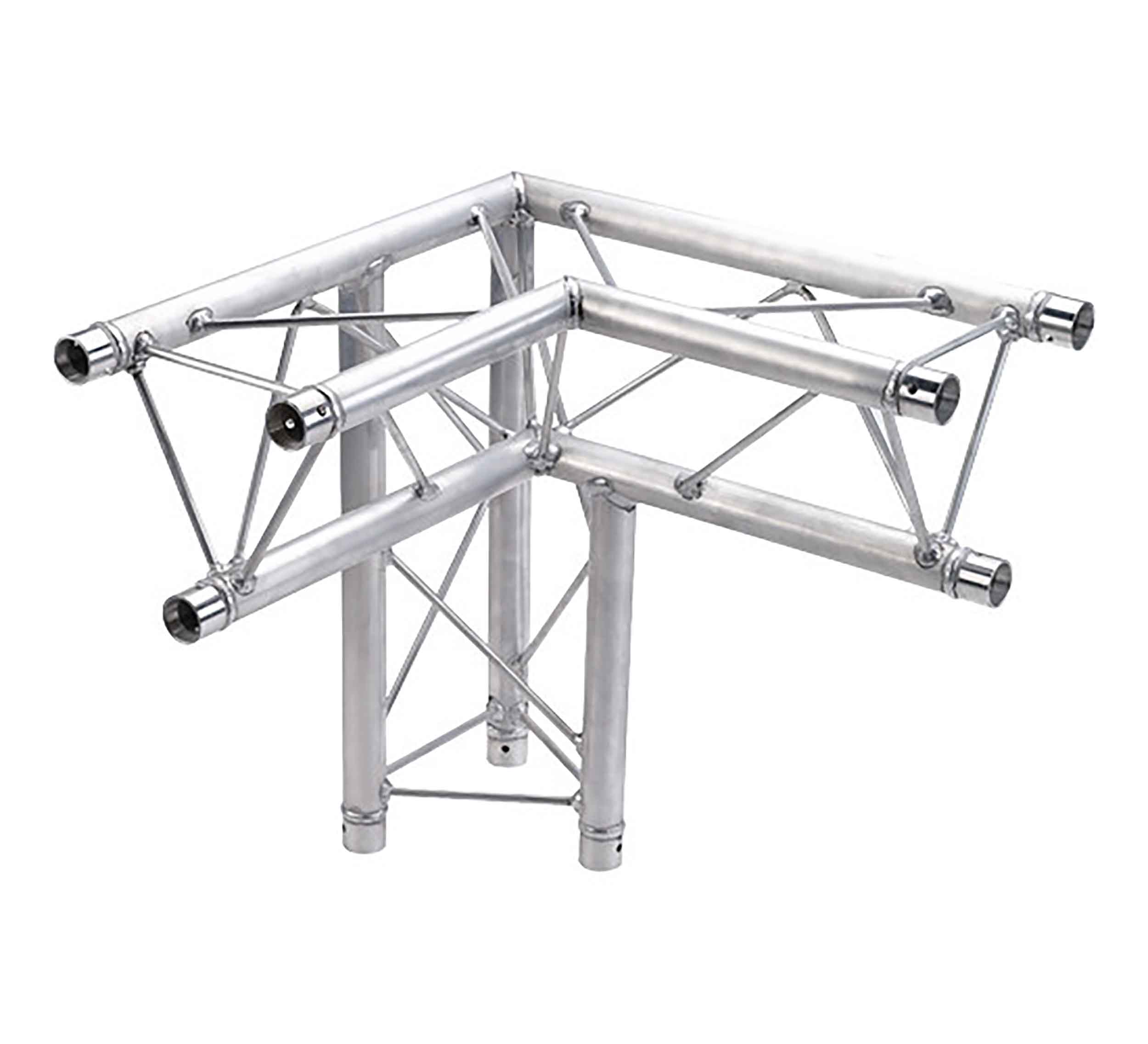 Global Truss TR-96117-34, Three Way 90 Degree Corner Apex Left for F23 Triangular Truss System - Hollywood DJ