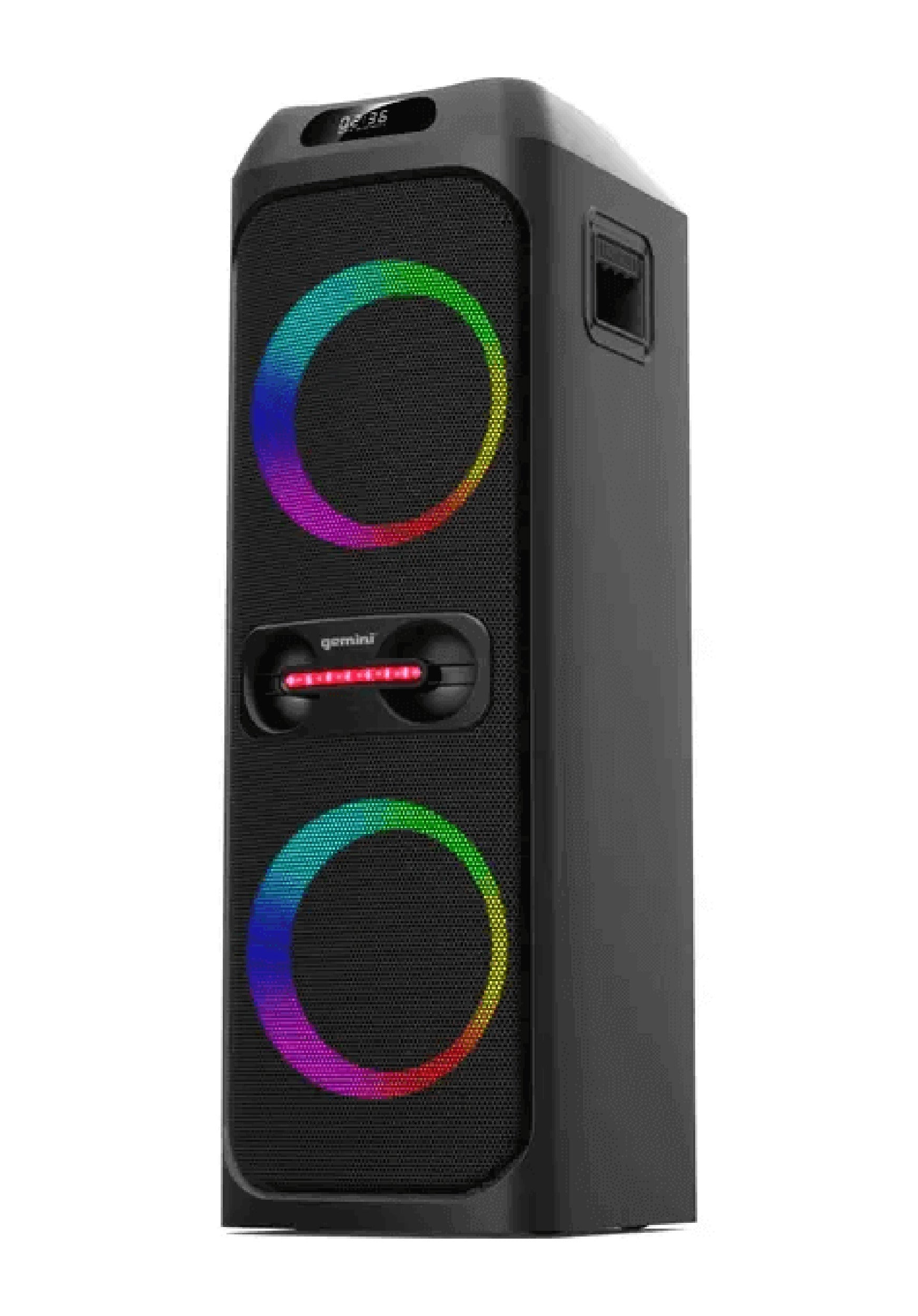 Gemini Sound GHK-2800 Bluetooth Speaker System with Led Party Lighting - Hollywood DJ