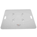 ProX XT-S4X656TOTEM 6.56 Feet Totem Package with 12in Top Plate, 30in Base Plate and Four 2 Meter F31 Tubes with White Scrim Cover - Hollywood DJ