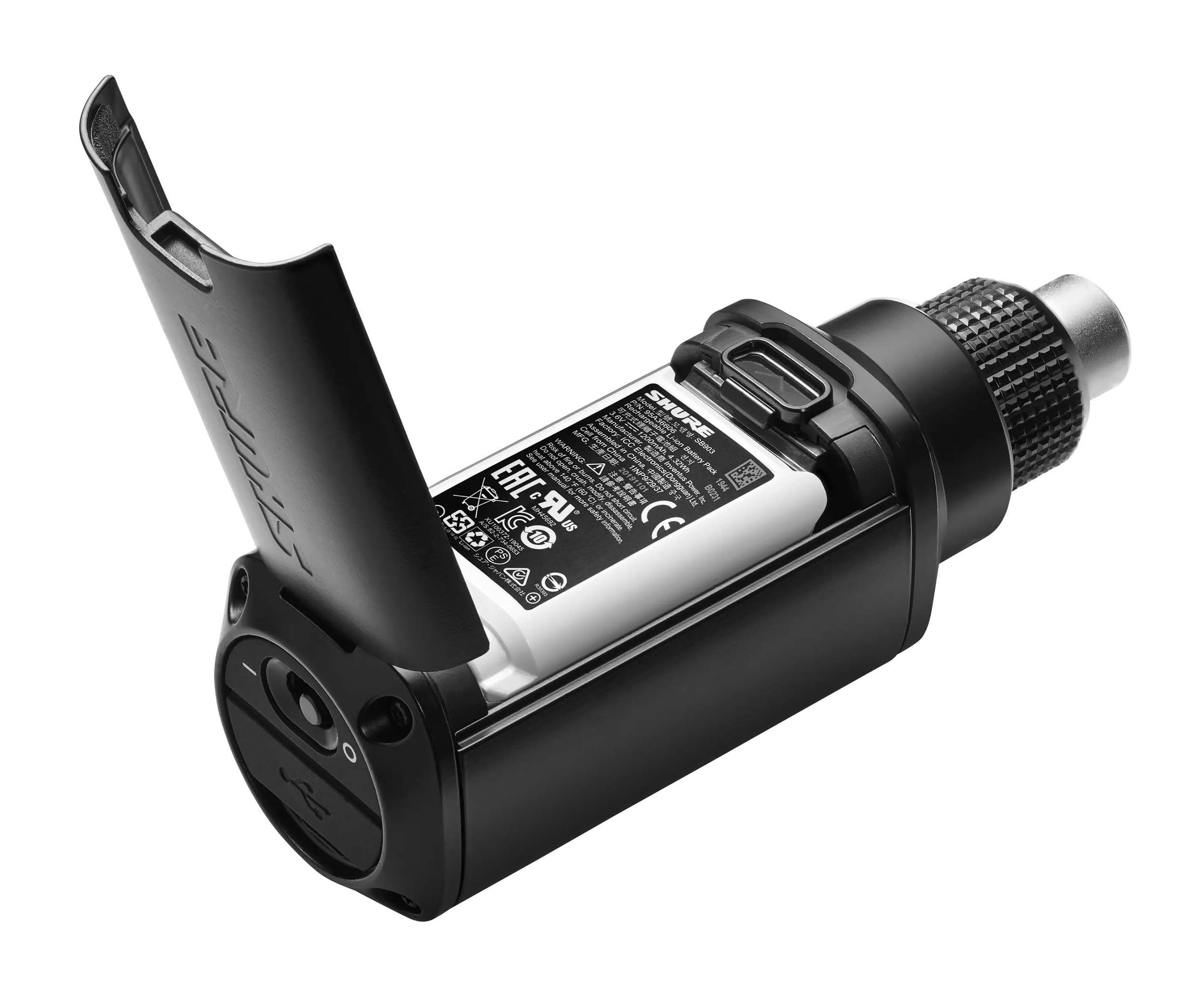 Shure SLXD3 Plug-On Digital Wireless Transmitter with XLR Connector by Shure