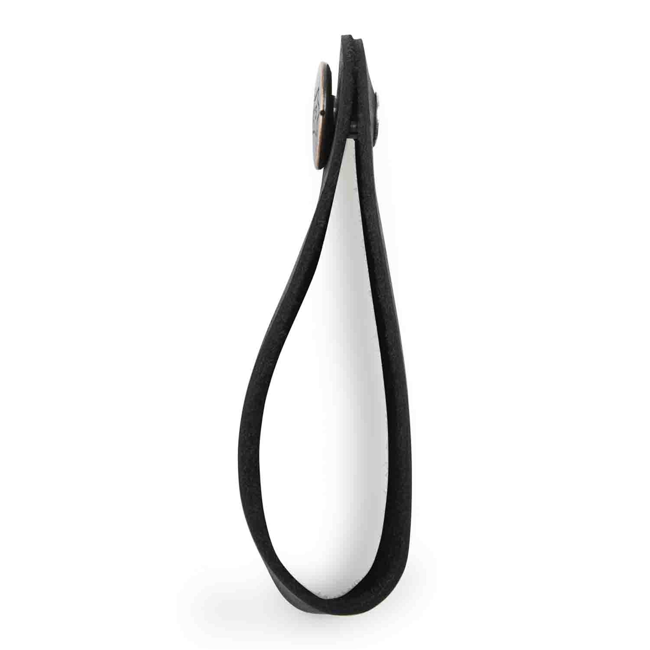 Levy's Leathers MM18CH-BLK Leather Headstock Strap Adapter for Acoustic Guitars - Black - Hollywood DJ