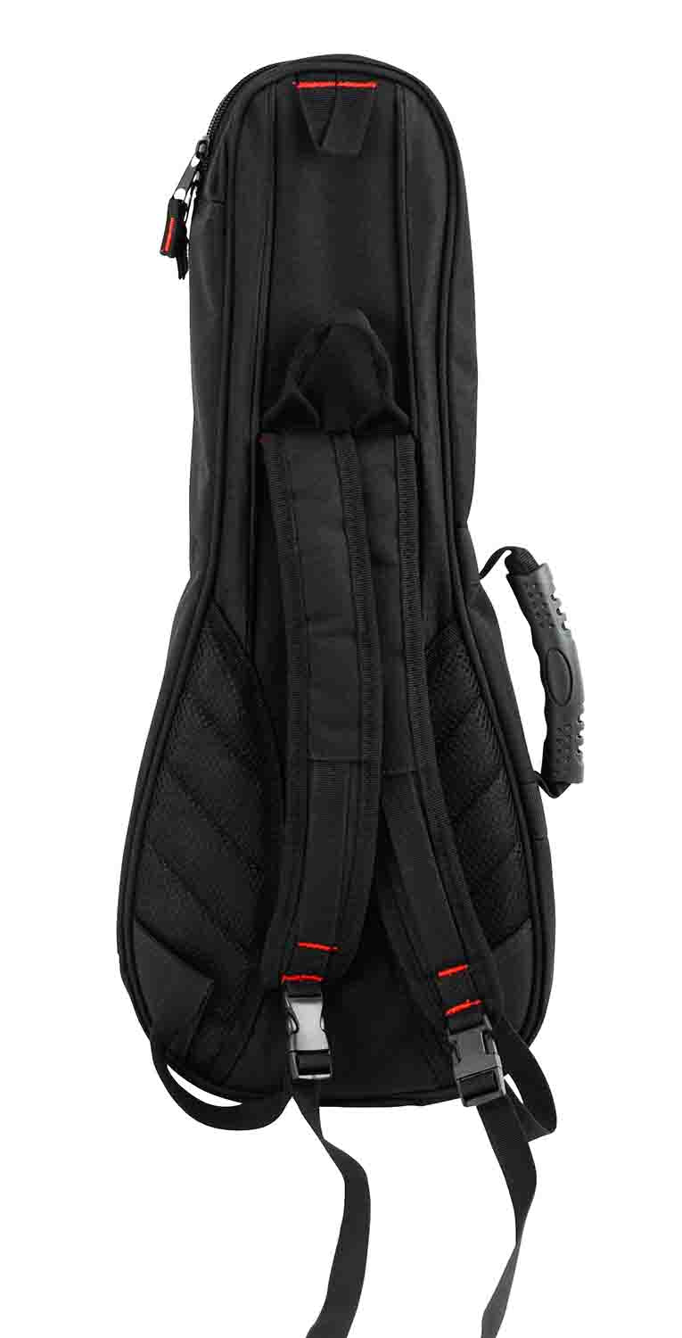 Gator Cases GB-4G-UKE SOP 4G Style DJ Gig Bag for Soprano Style Ukulele with Adjustable Backpack Straps - Hollywood DJ