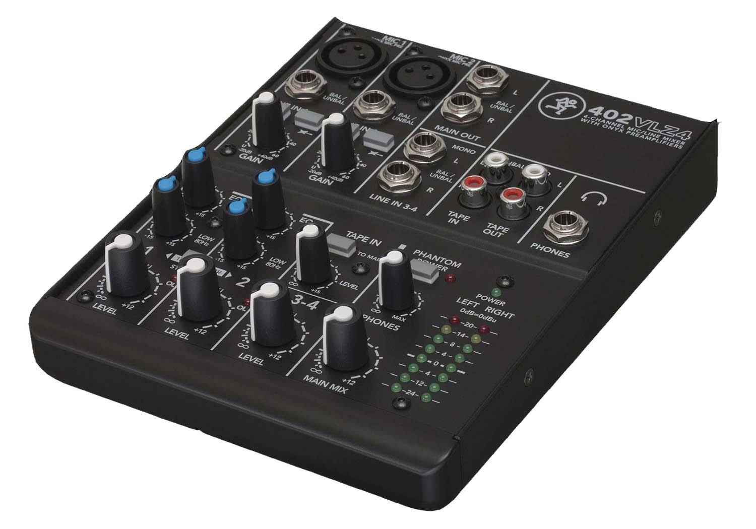 Mackie 402VLZ4 4-CHANNEL ULTRA-COMPACT MIXER - Hollywood DJ