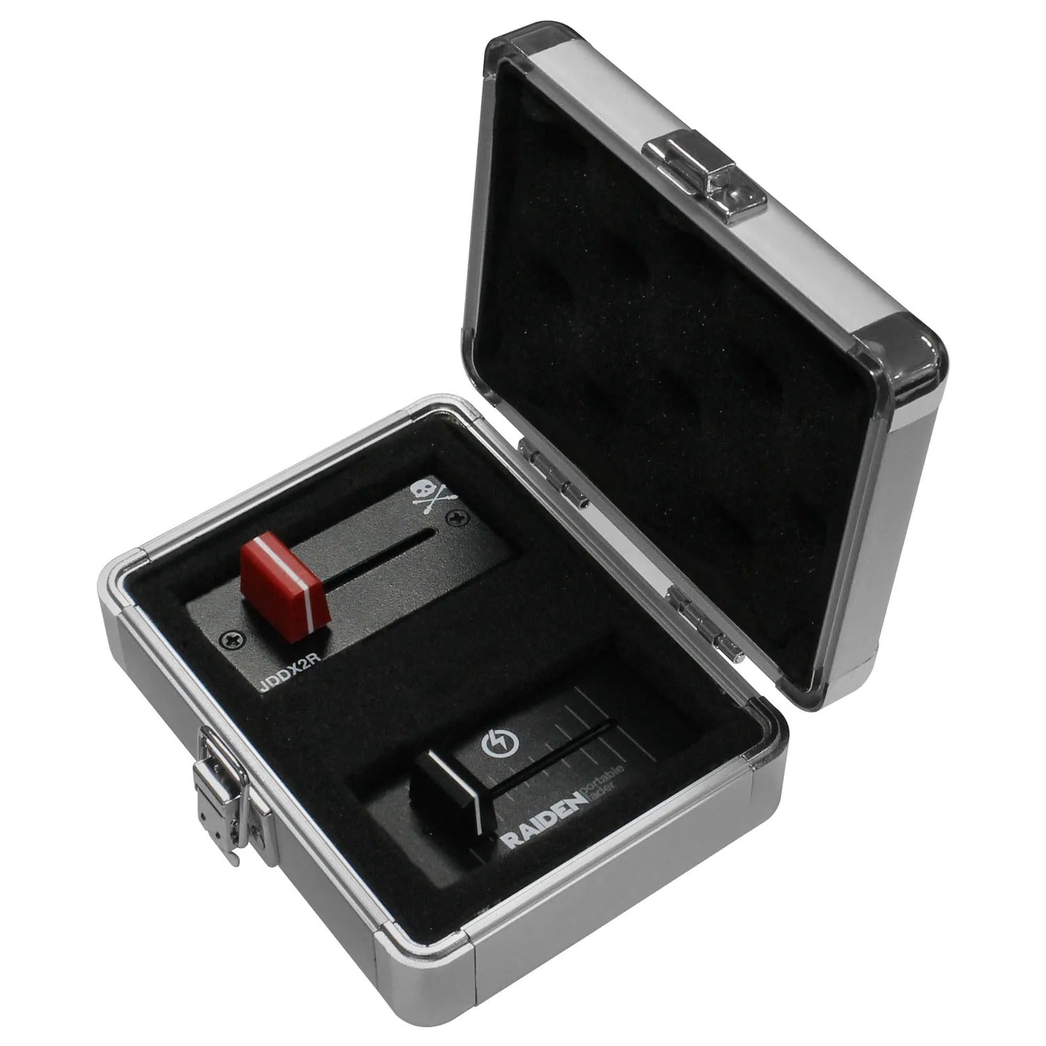 Odyssey KU2PFSL, KROM Series 5" x 3" x 1.5" Interior Compact Utility Accessory Case - Silver - Hollywood DJ