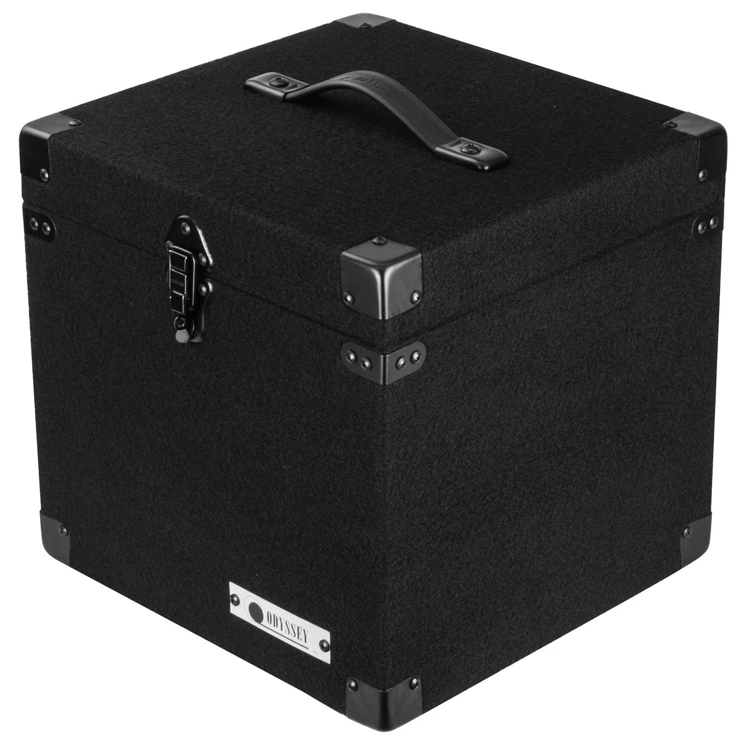 Odyssey CLP090E, Pack of 2 Carpeted DJ Cases with Detachable Lid for 90 LP Vinyl Records - Hollywood DJ