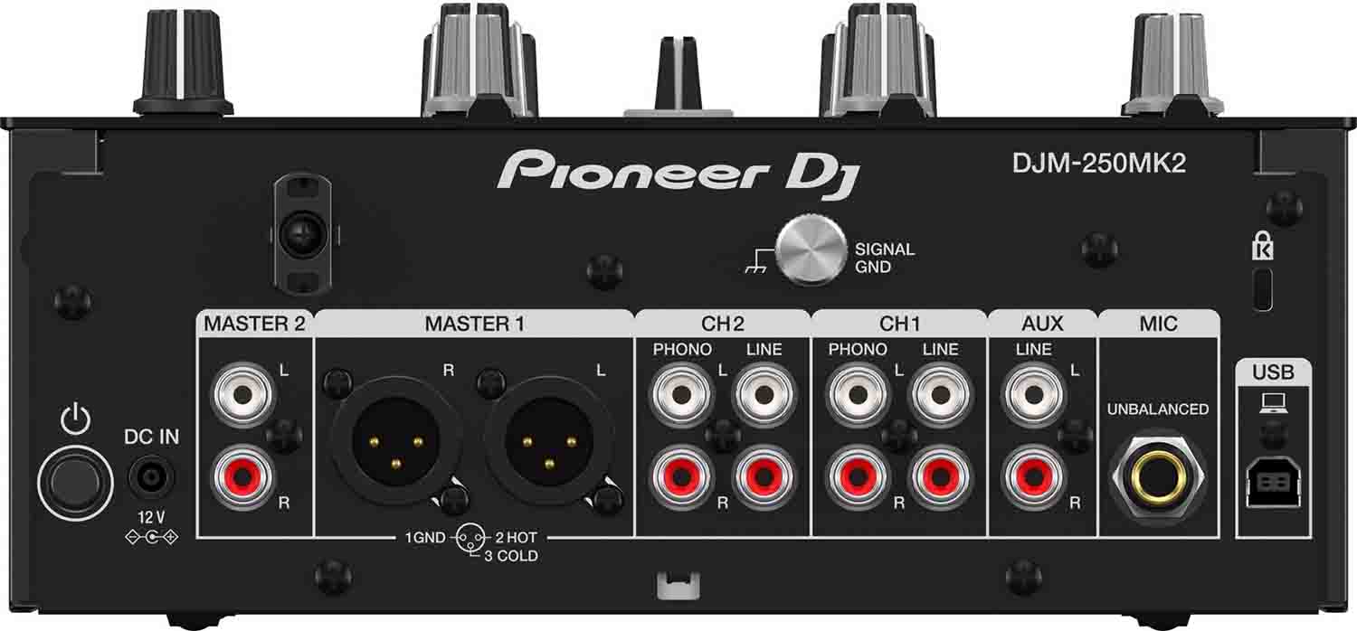B-Stock: Pioneer DJ DJM-250MK2 2-Channel DJ Mixer with Independent Channel Filter - Hollywood DJ