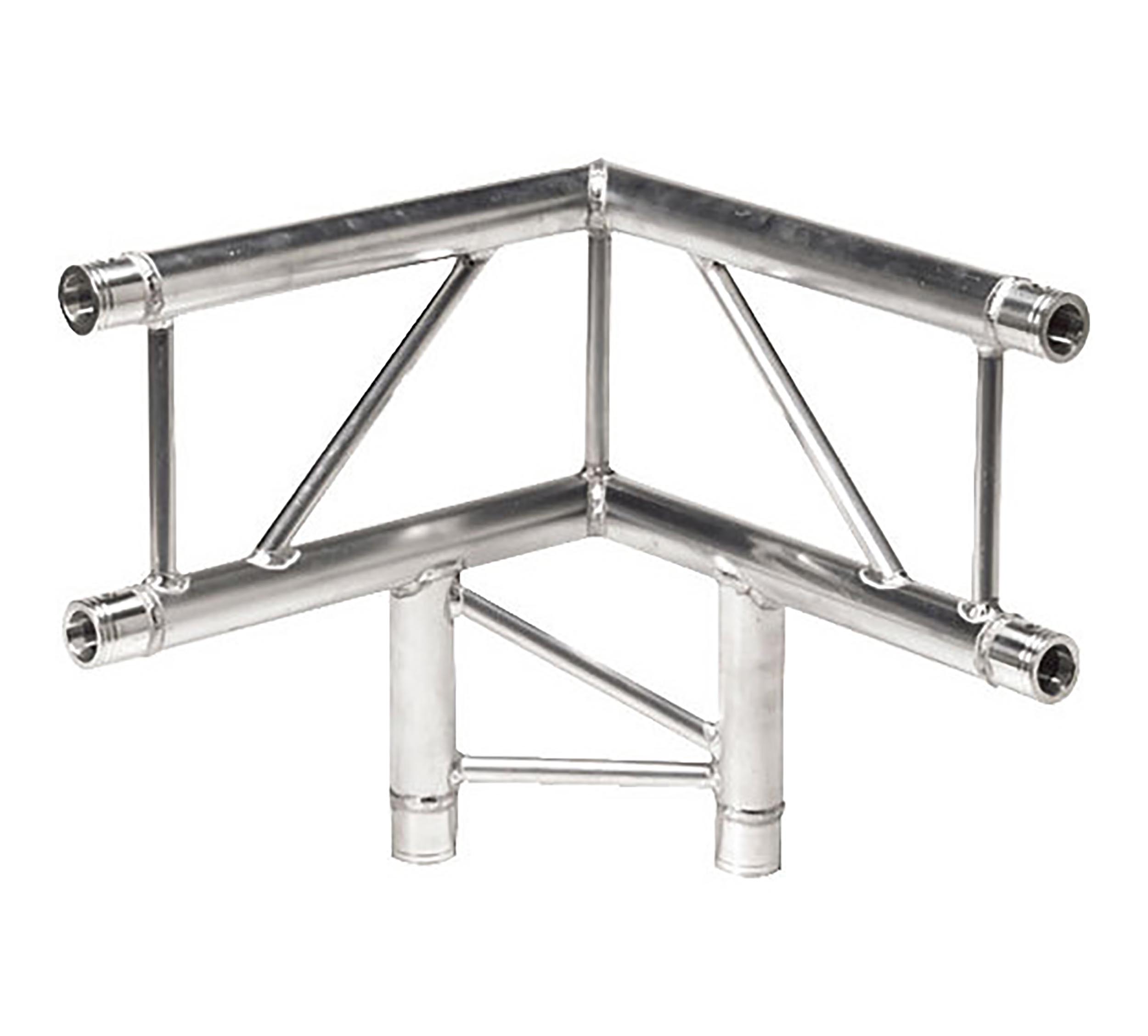 Global Truss IB-4063-V, Vertical Three Way 90 Degree Corner Junction for F32 I-Beam Truss System - 1.64 ft - Hollywood DJ