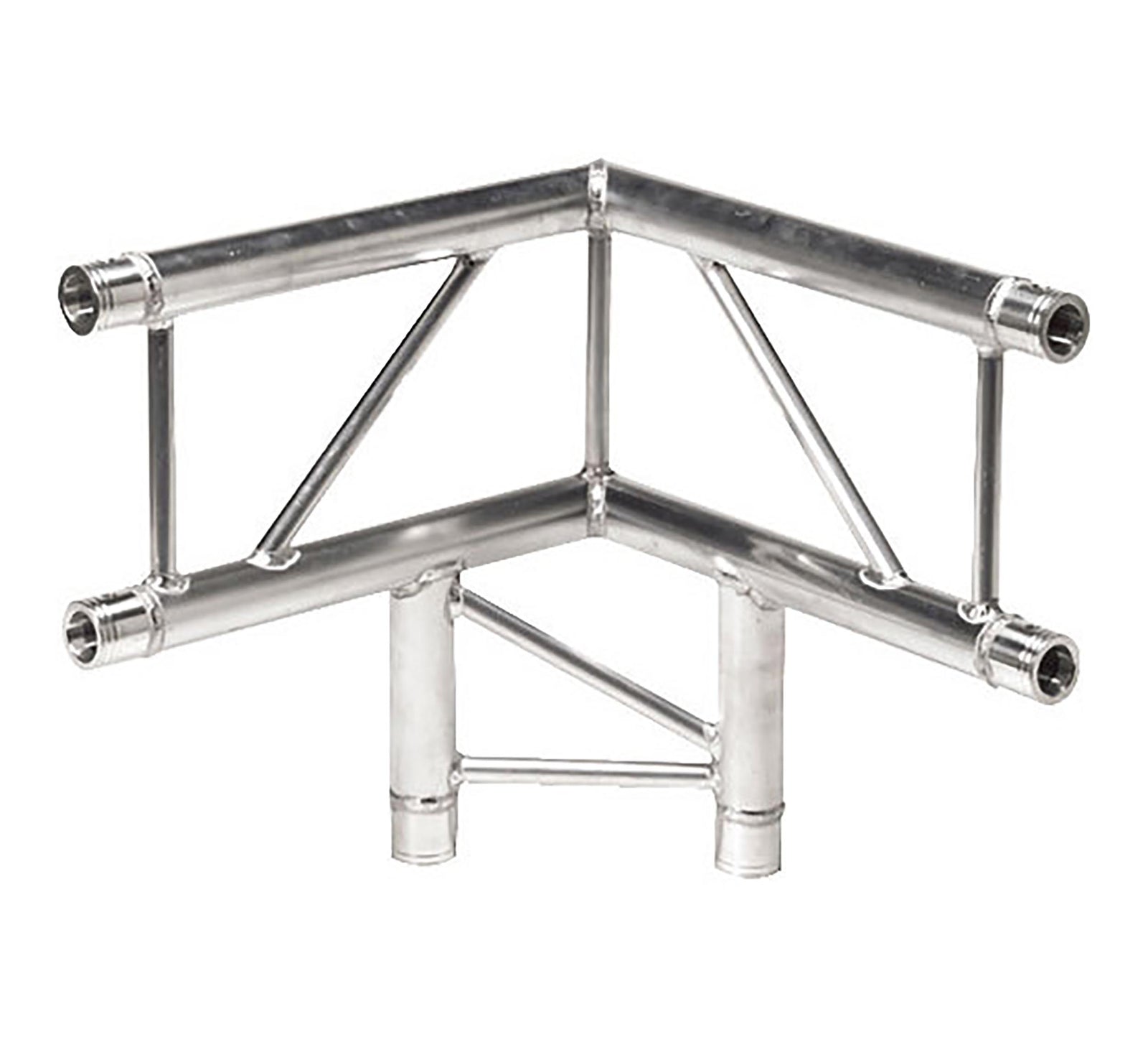Global Truss IB-4063-V, Vertical Three Way 90 Degree Corner Junction for F32 I-Beam Truss System - 1.64 ft - Hollywood DJ