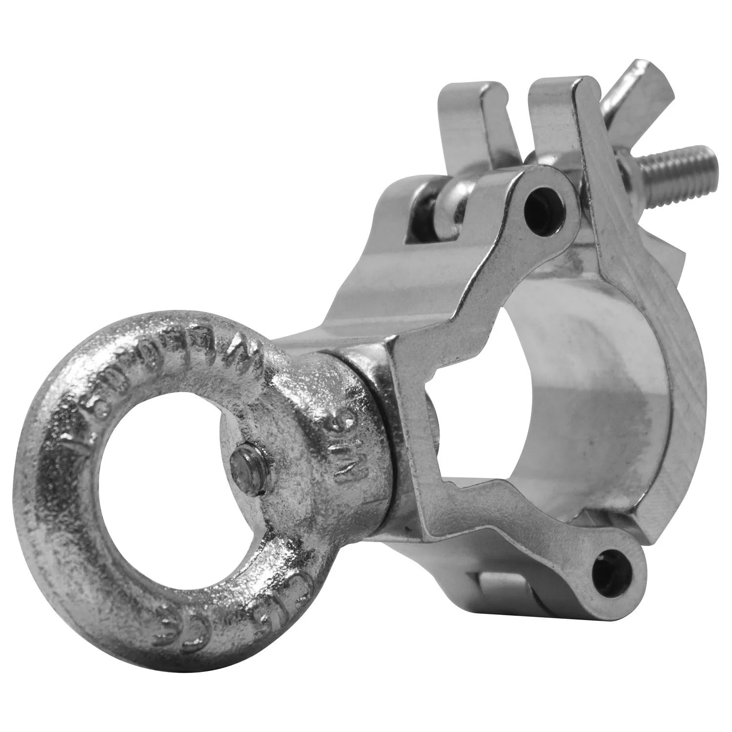Odyssey LACE25XS, Aluminum Extra Small Mini Clamp With Eye Bolt Aluminum Finish Odyssey