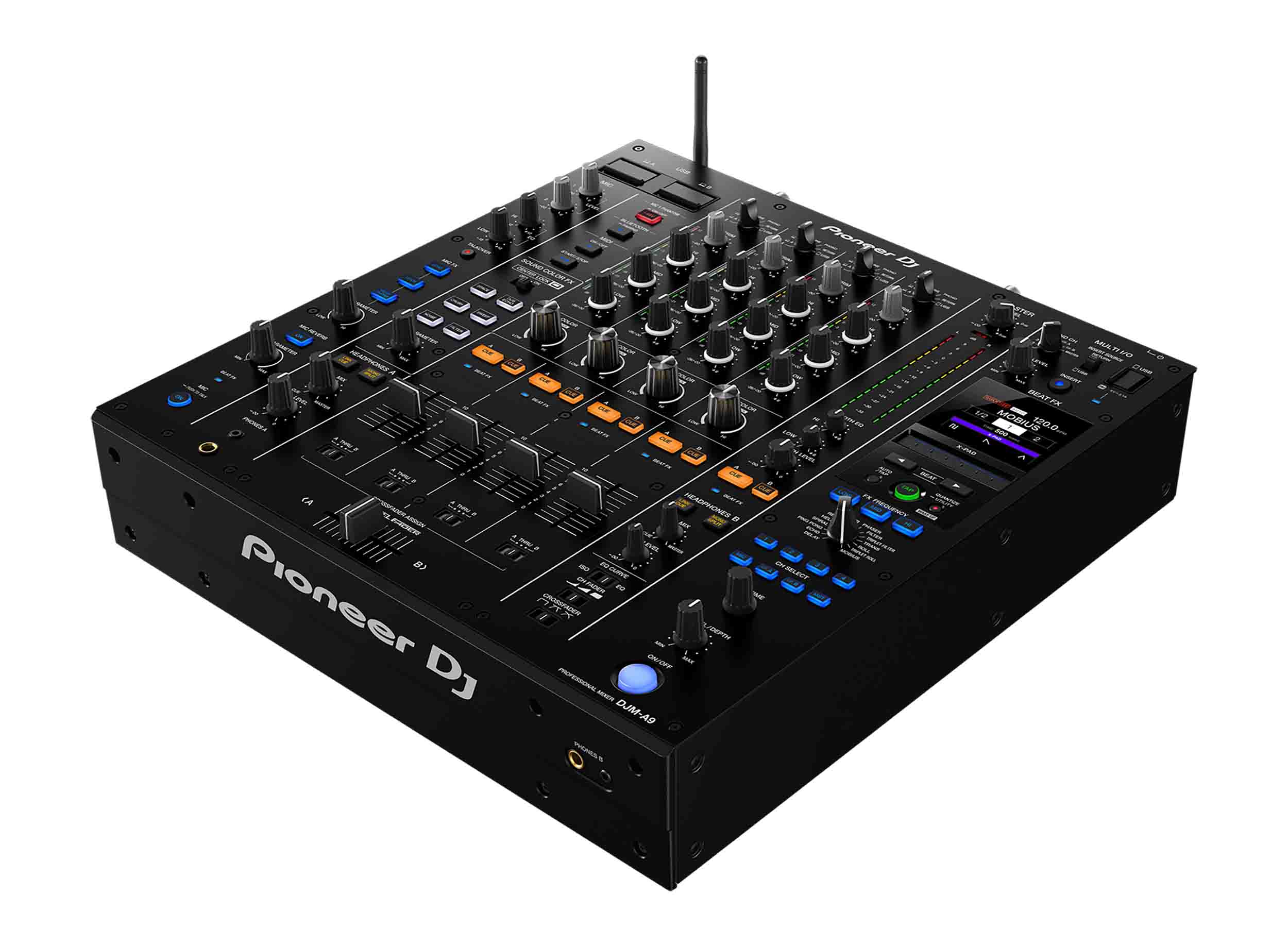 Pioneer DJM-A9 DJ Package with Decksaver Protection Cover - Hollywood DJ