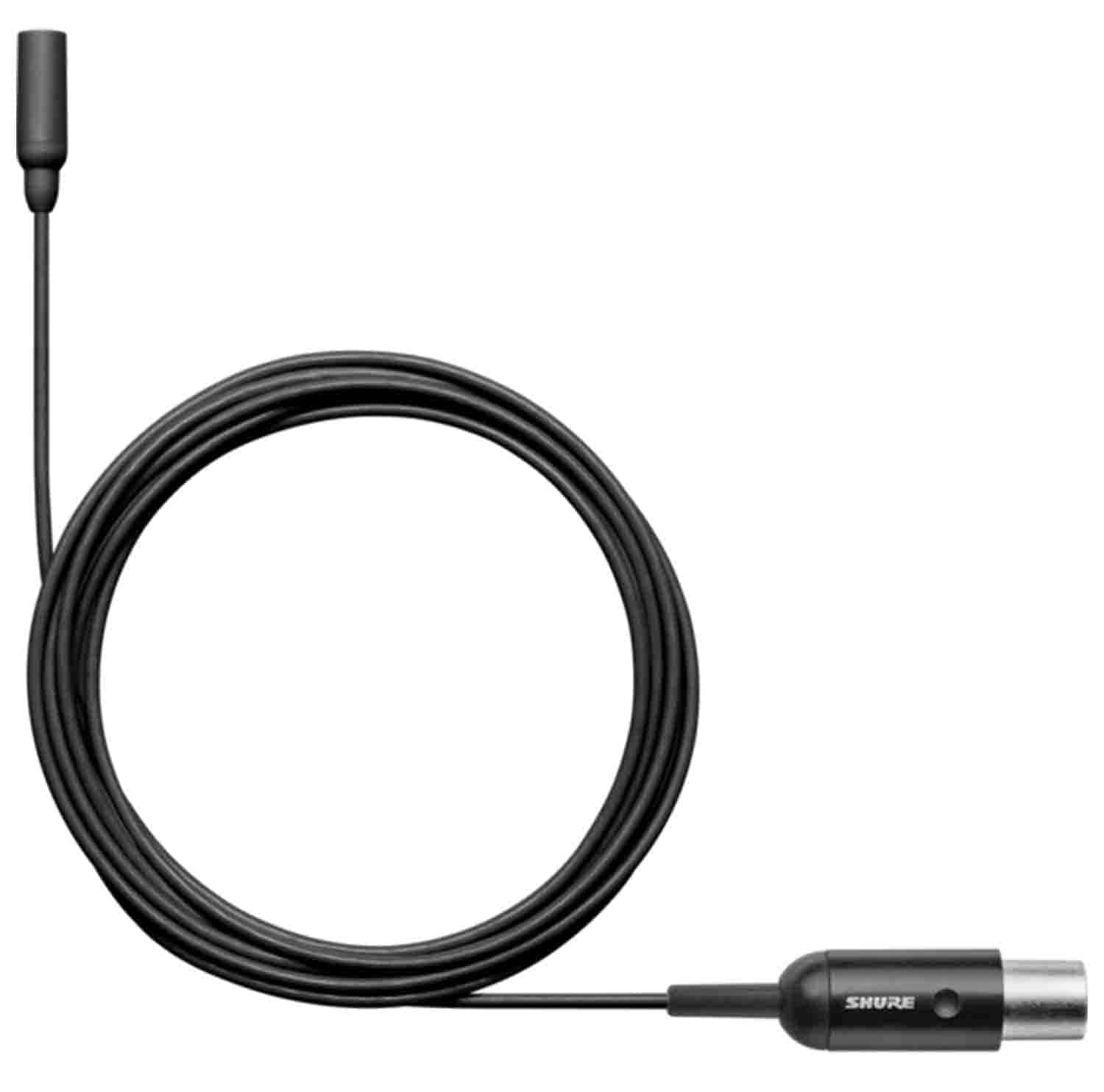 Shure TL48B/O TwinPlex TL48 Subminiature Lavalier Microphone - Black - Hollywood DJ