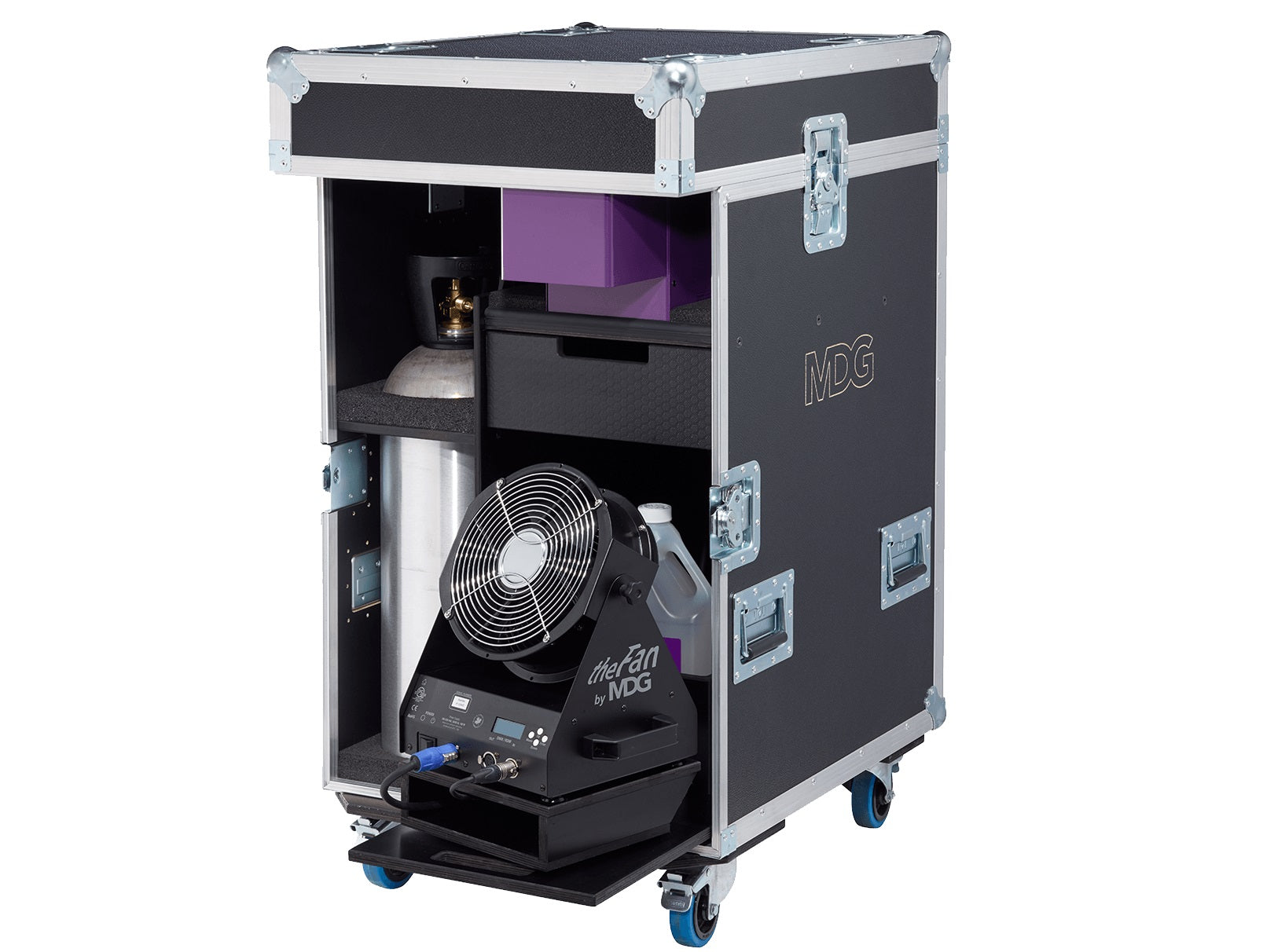 MDG ATMFC Vertical Flight Case for Atmosphere Hazer, ATMe, M3e, Max 3000 - Hollywood DJ