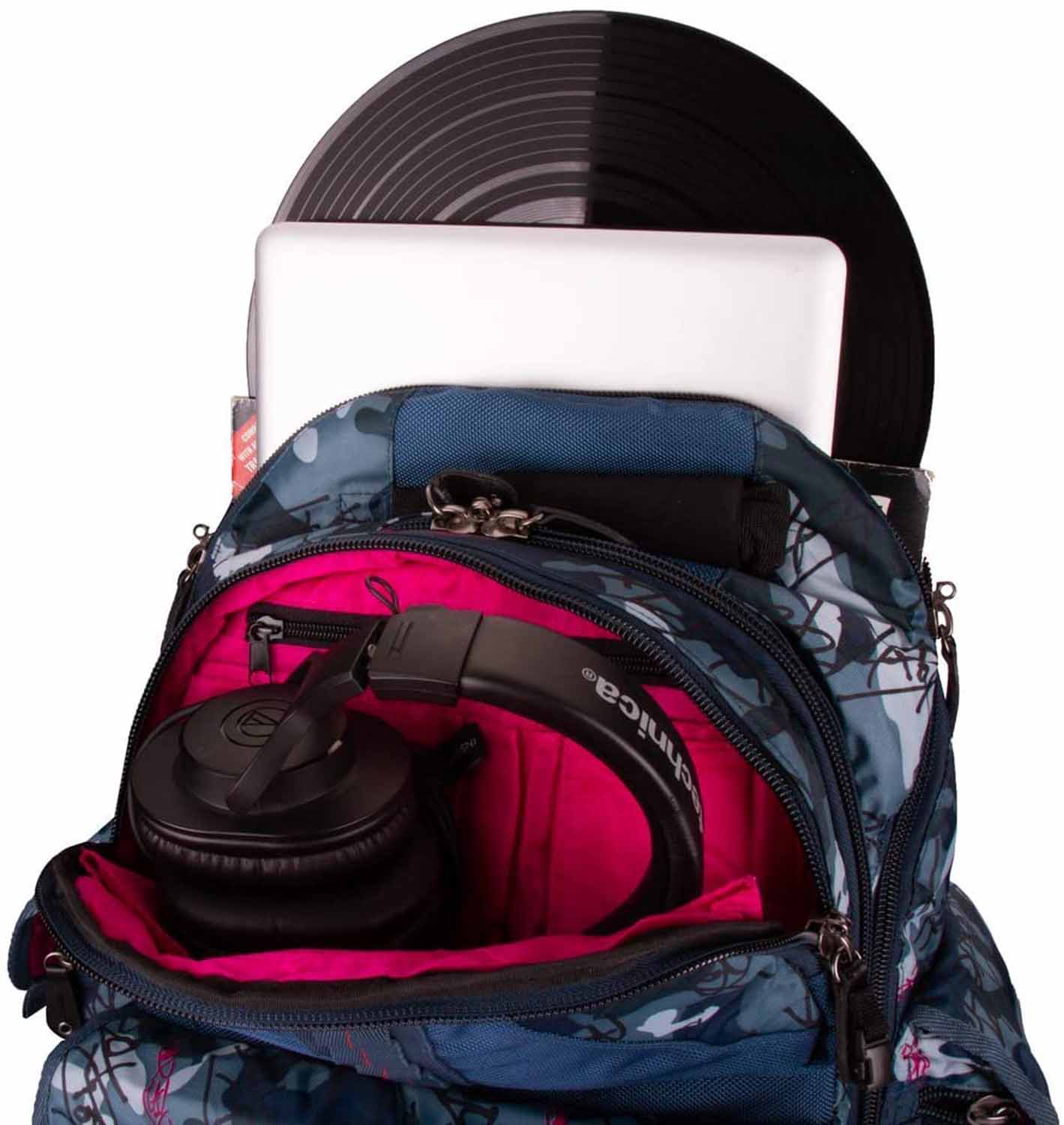 BloxBox DJ Rucksack Backpack in Airforce / Blue Camo - Hollywood DJ