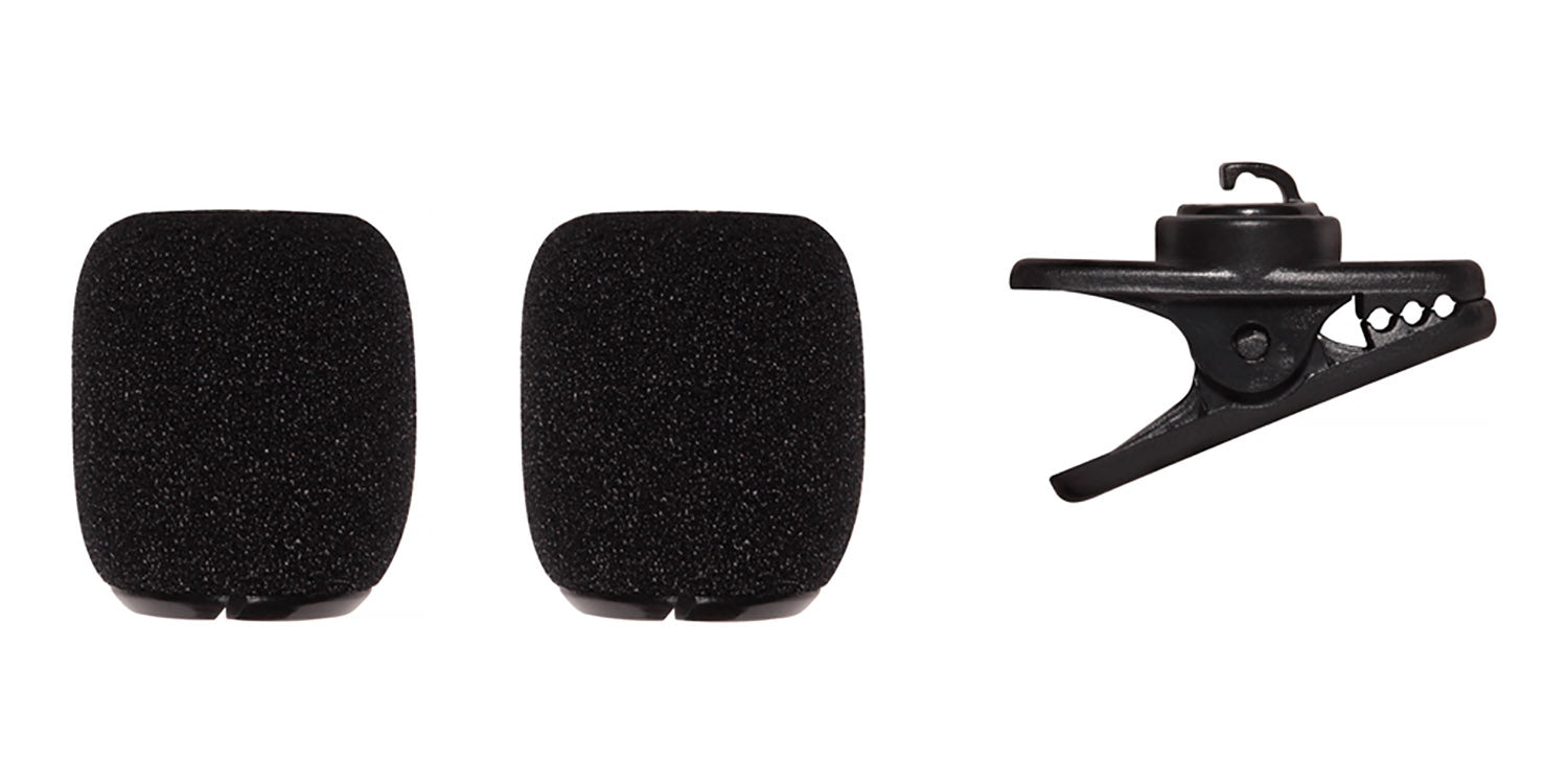 Shure RK378 Replacement Kit with Clip + 2 Snap-Fit Foam Windscreens for SM35 Shure