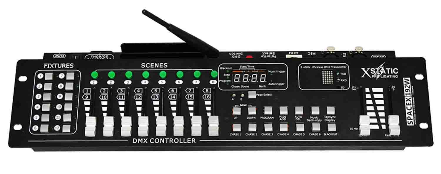 ProX X-192DMXW SPACEX 192W DMX Wireless Controller - Hollywood DJ