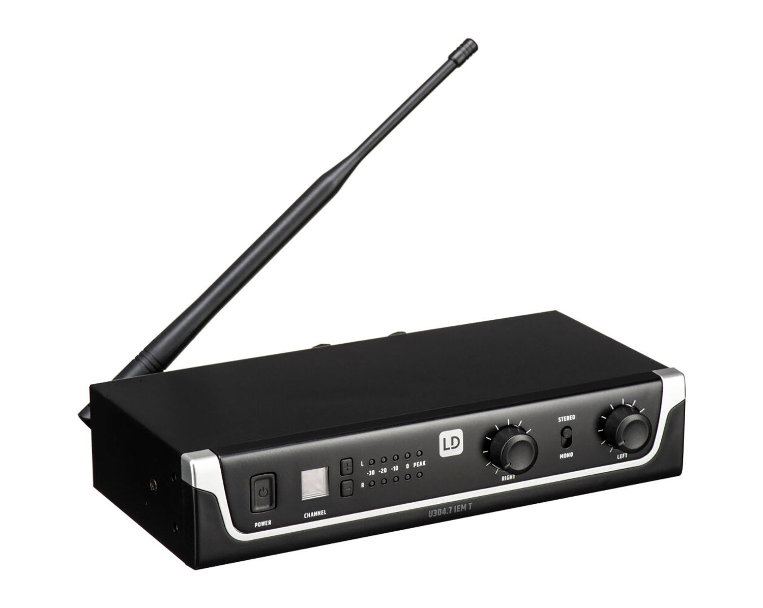 LD Systems U304.7 IEM TWIN, Wireless In-Ear Monitoring System with Two Receivers and Earphones - 470 to 490 MHz - Hollywood DJ