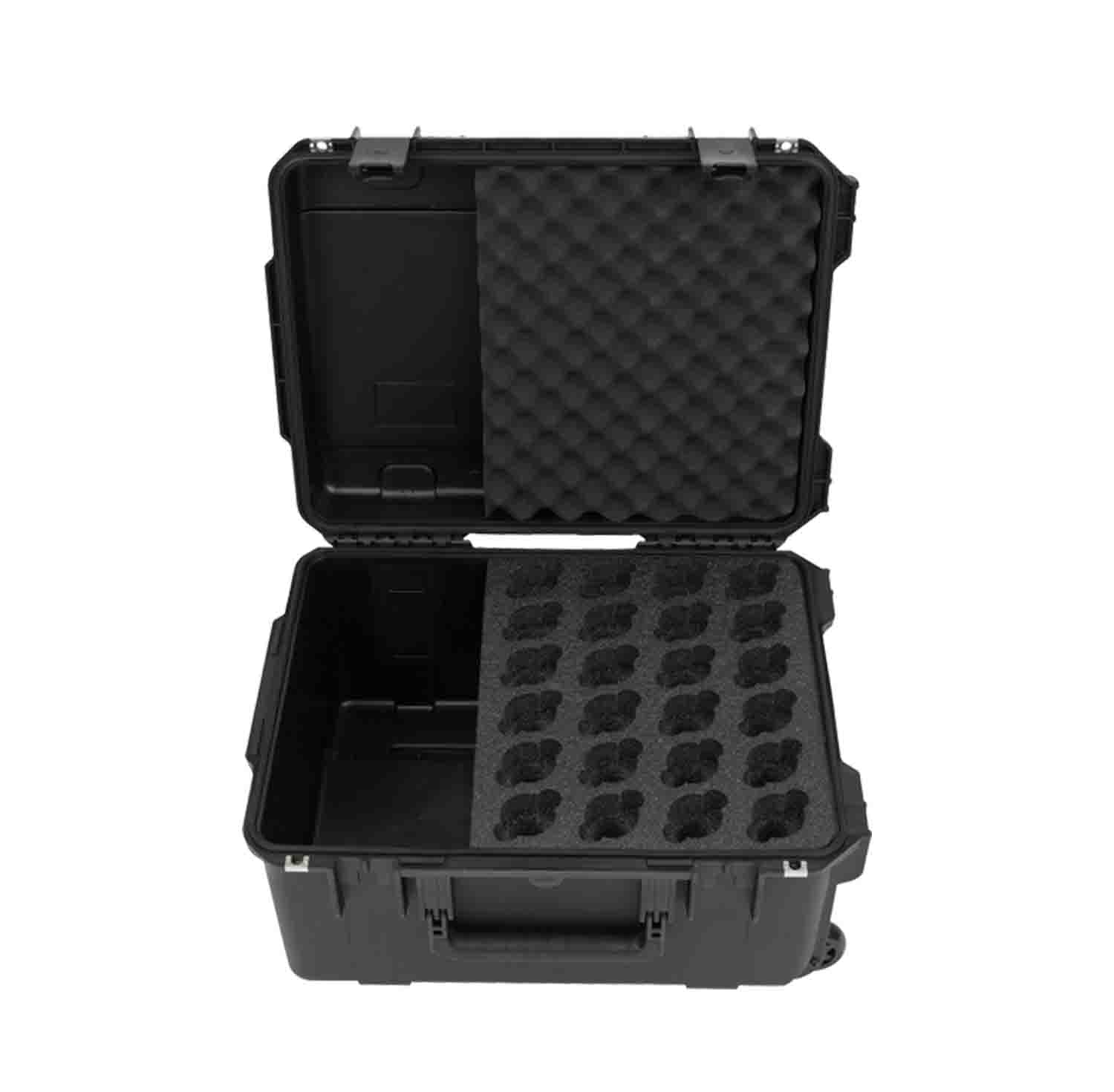 SKB Cases 3i-2015-MC24 iSeries Waterproof Case for 24-Microphones - Hollywood DJ