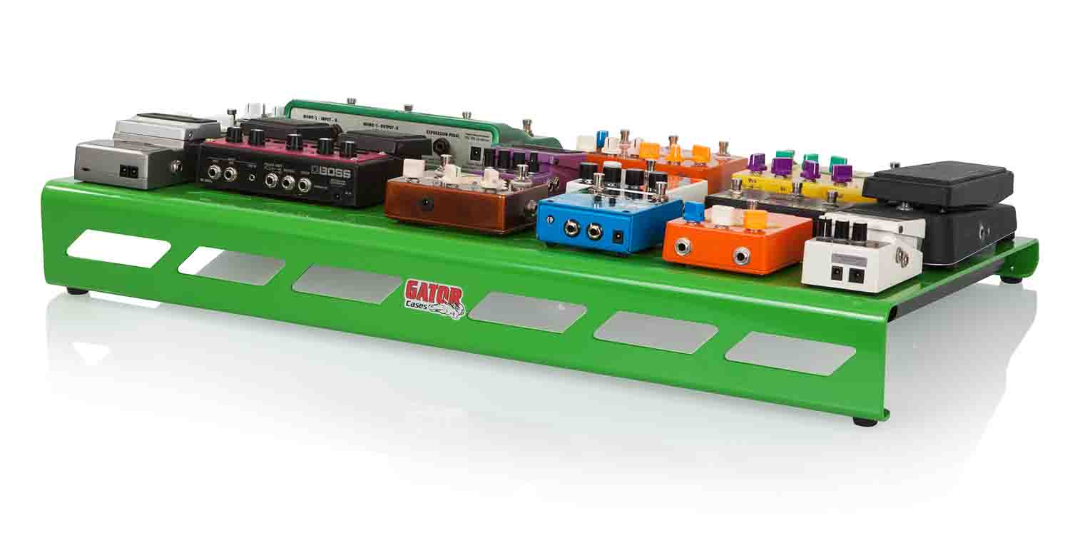 Gator Cases GPB-XBAK-GR Extra Large Pedal Board with Carry Bag - Green Gator Cases