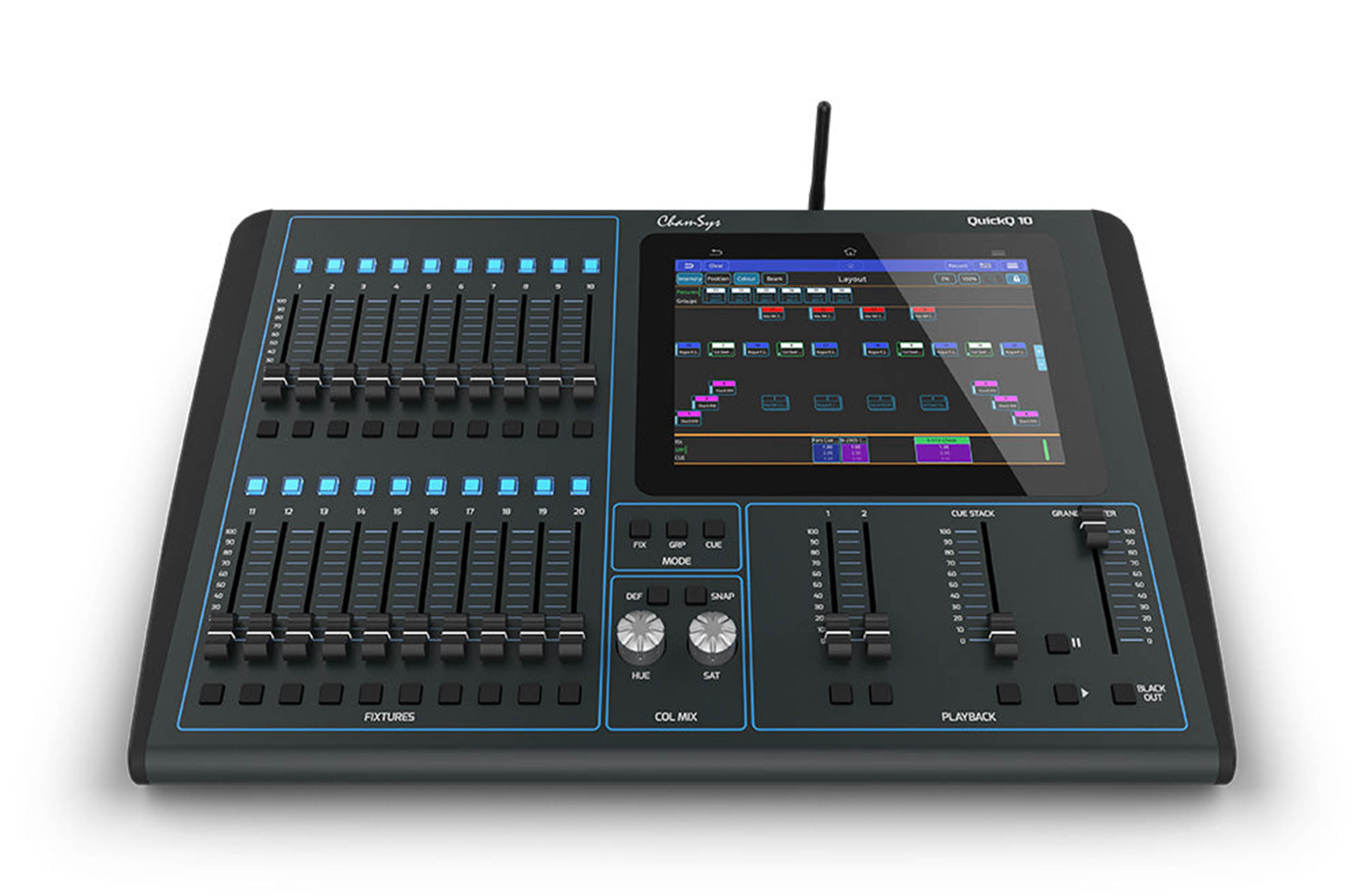 ChamSys QuickQ 10 Lighting Control Console - Hollywood DJ