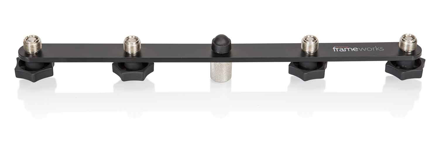 Gator Frameworks GFWMIC1TO4 Mic Mount Bar for 1-4 Microphones - Hollywood DJ