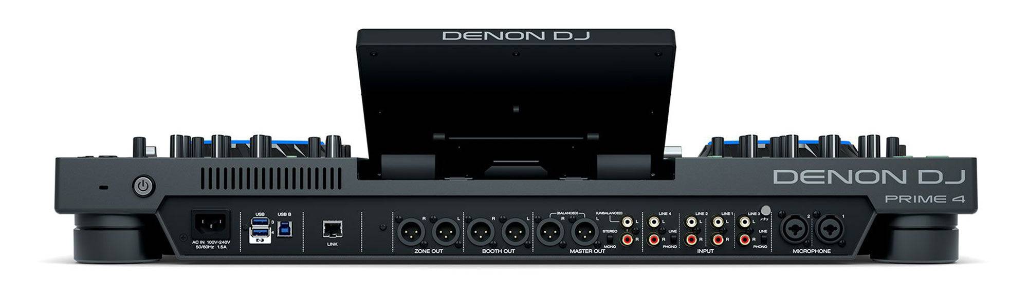 Denon DJ Prime4, 4-Deck Standalone DJ System with 10-inch Touchscreen - Hollywood DJ