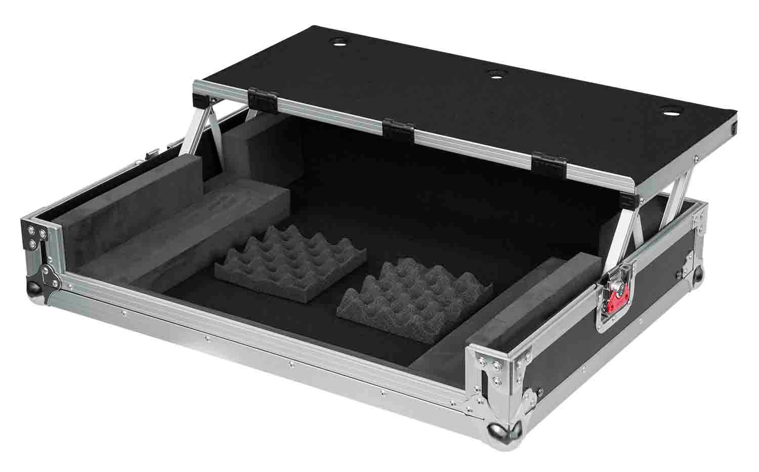 Gator Cases G-TOURDSPUNICNTLB Road Case for Medium Sized DJ Controllers with Sliding Laptop Platform - Hollywood DJ