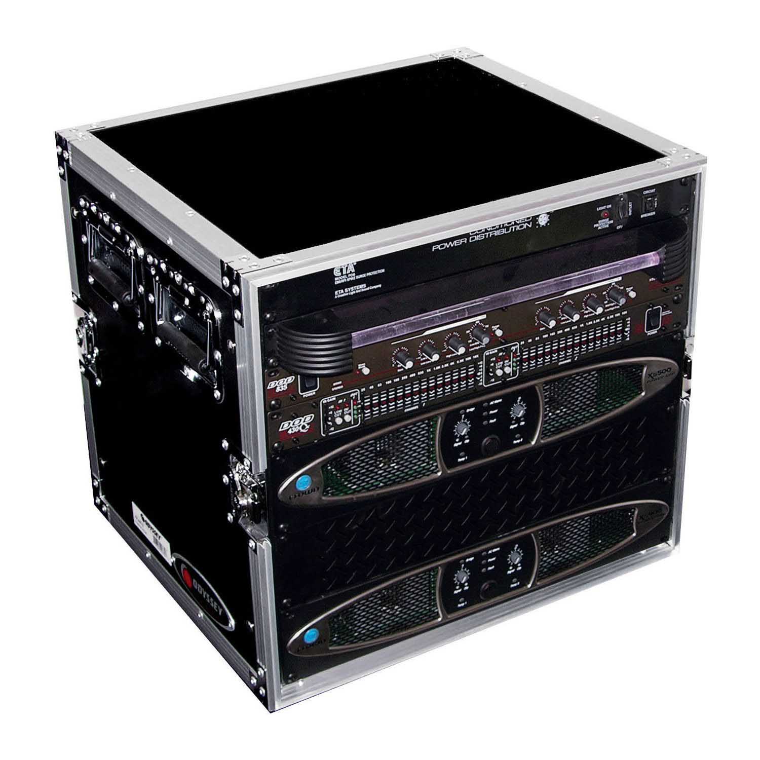 Odyssey FZAR10, 10U Pro Amp Rack - Hollywood DJ