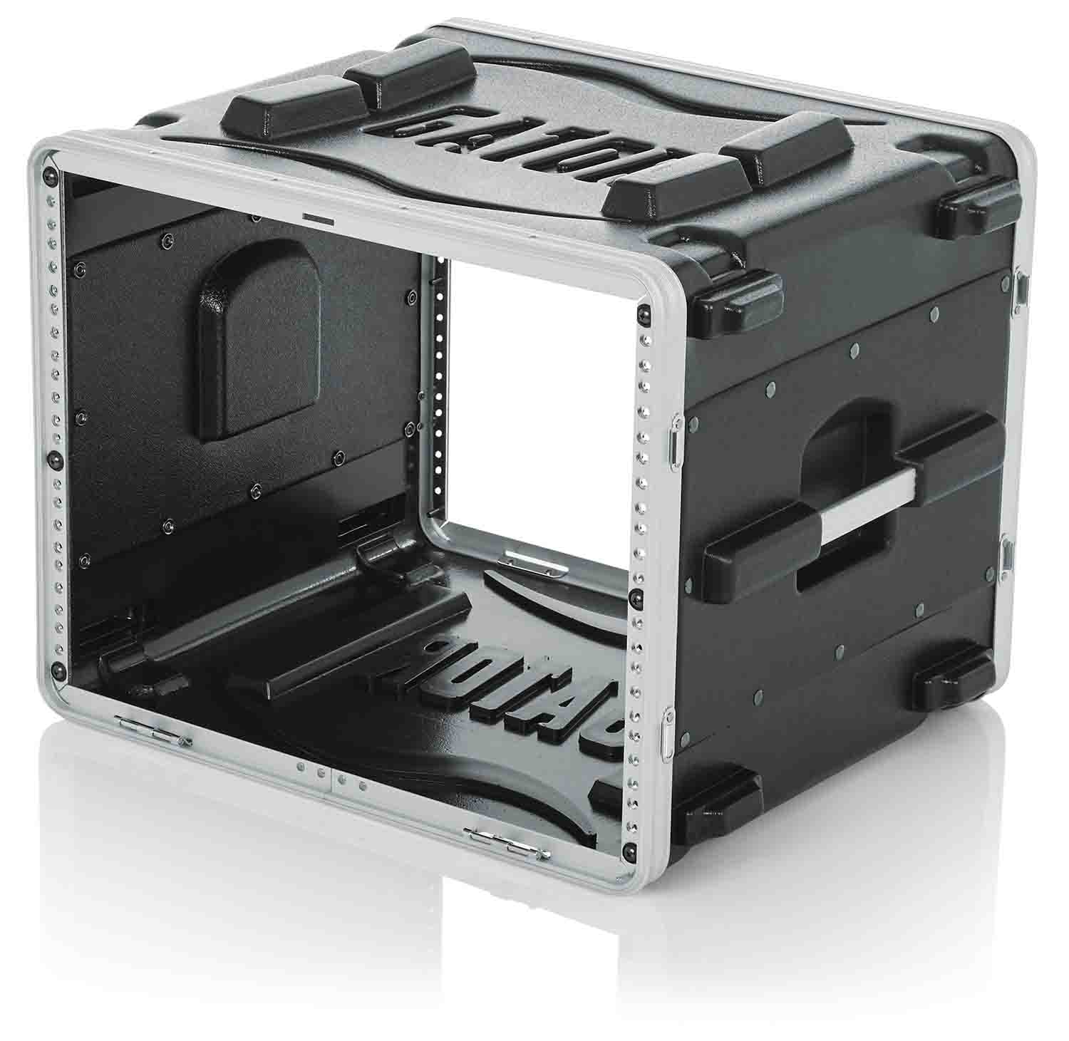 Gator Cases GR-8L Standard Molded 8U Audio Rack Case 19″ Deep - Hollywood DJ