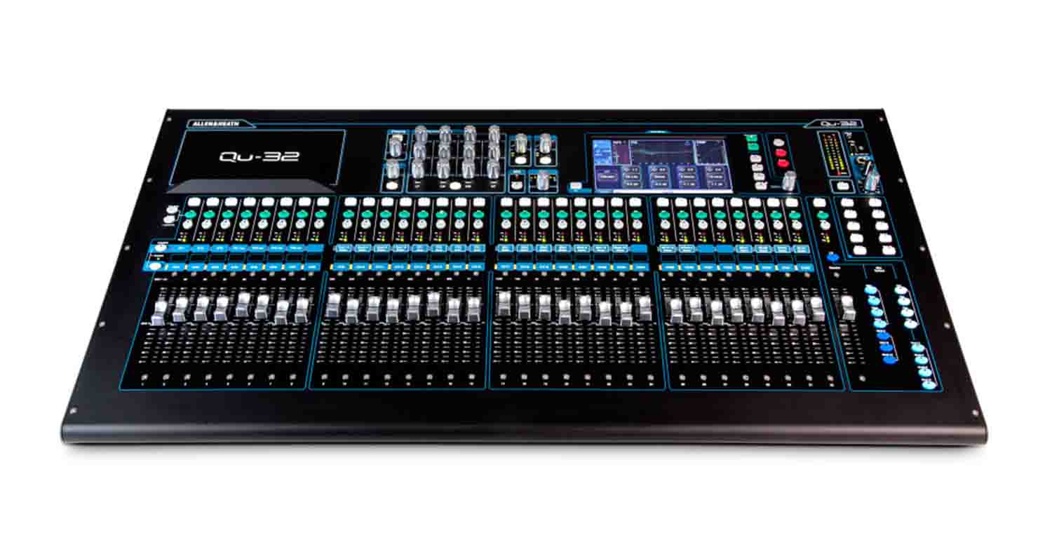 Allen & Heath Qu-32, 32-Channel Digital Mixer - Chrome Edition - Hollywood DJ