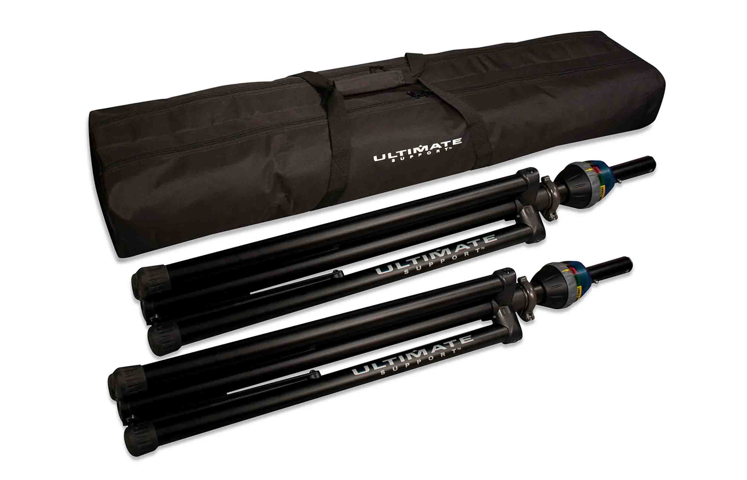 Ultimate Support Package with TS-100B Aluminum Tripod Speaker Stand and Carry Bag - Hollywood DJ