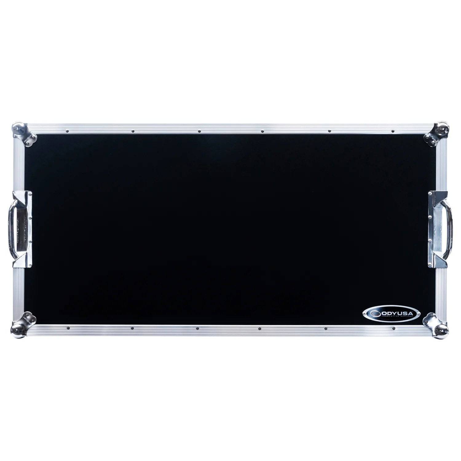 Odyssey FZGSRANE1272W Low Profile Rane Twelve and Rane Seventy-Two Coffin Flight Case With Glide Platform - Hollywood DJ