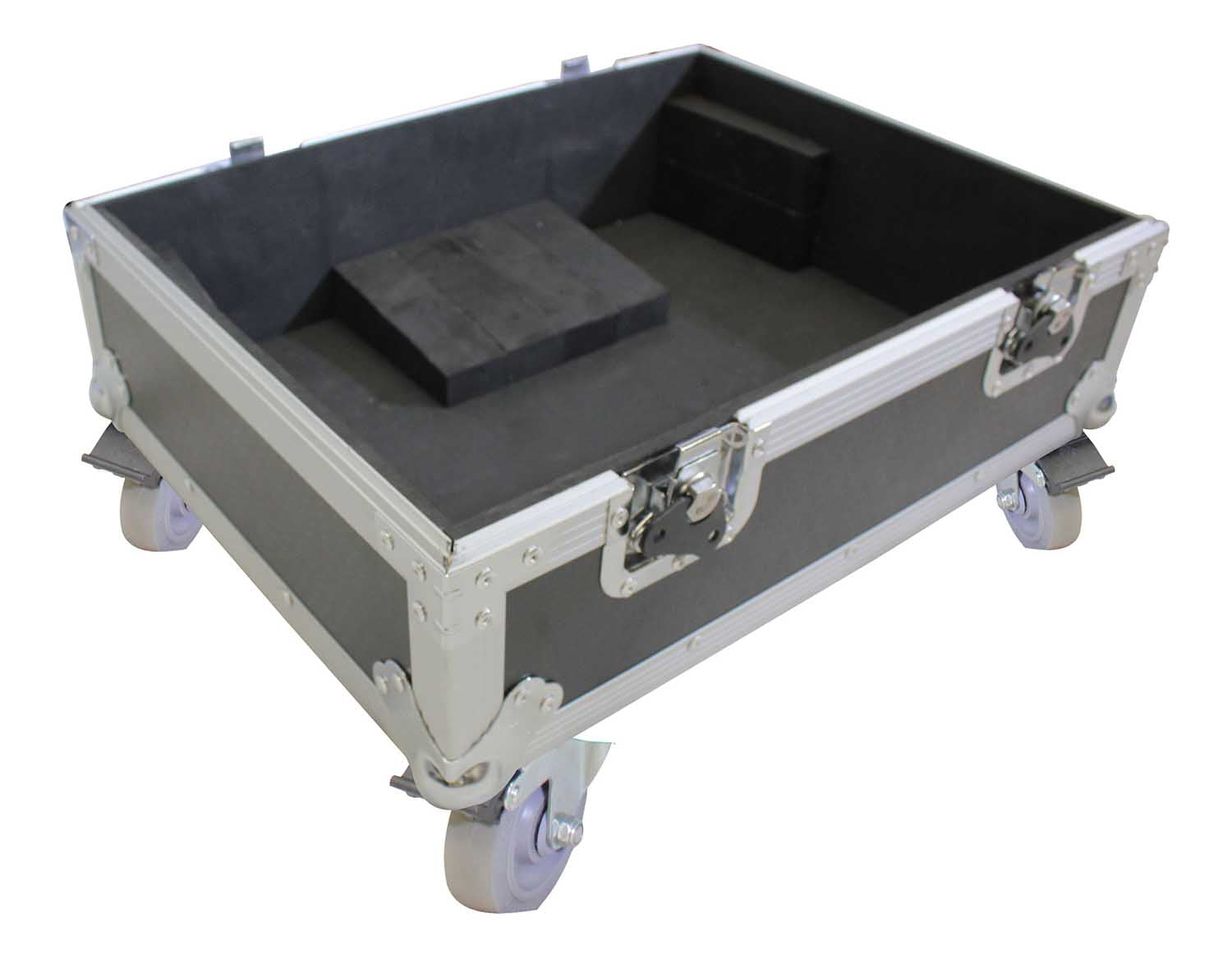 ProX X-RCF-HDL6ALAX2W, Line Array Flight Case for 2 RCF HDL6-A HDL26-A Speakers with Wheels - Hollywood DJ