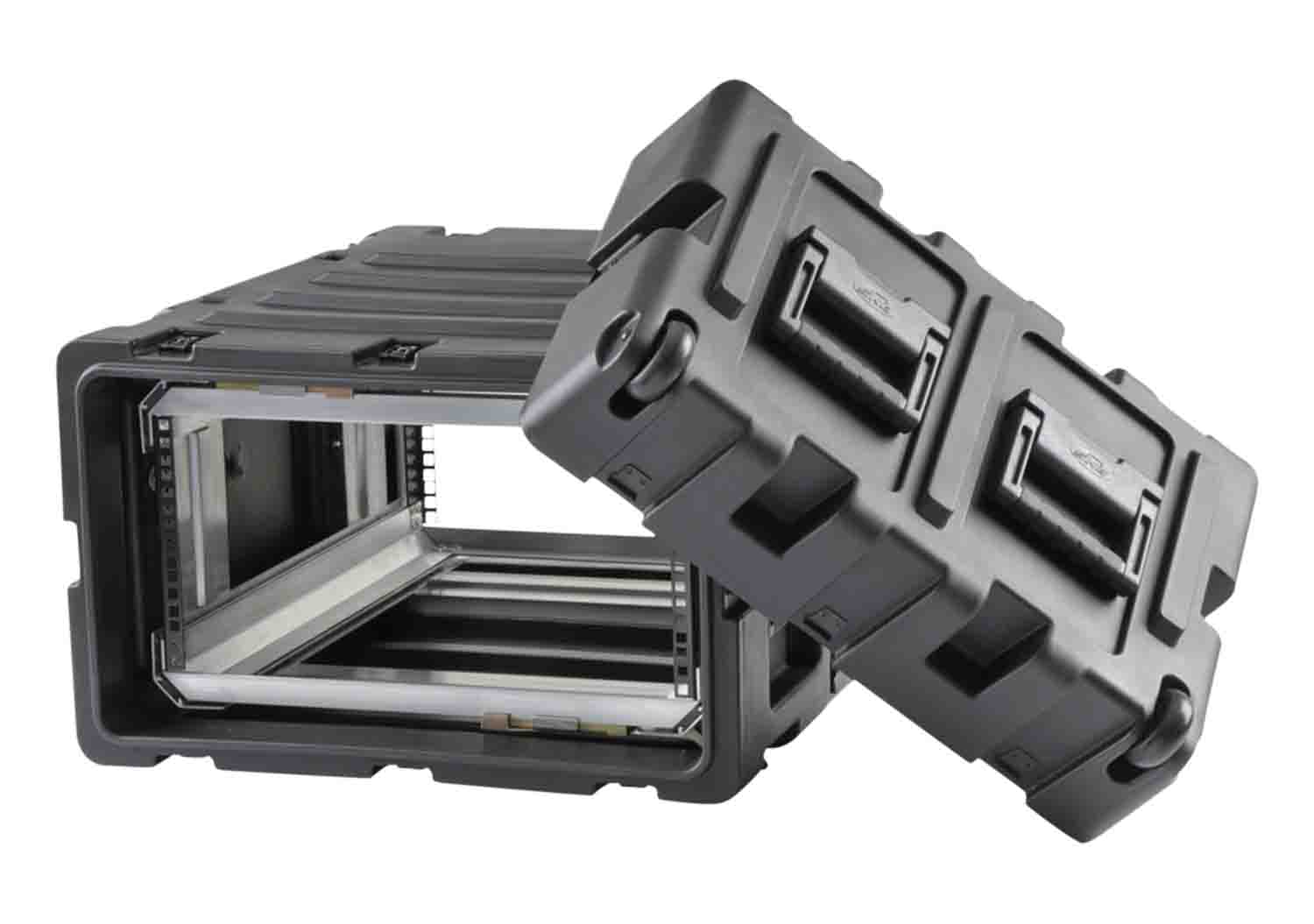 SKB Cases 3RR-5U24-25B, 5U Removable Shock Rack and Transport Case - 24 Inch - Hollywood DJ