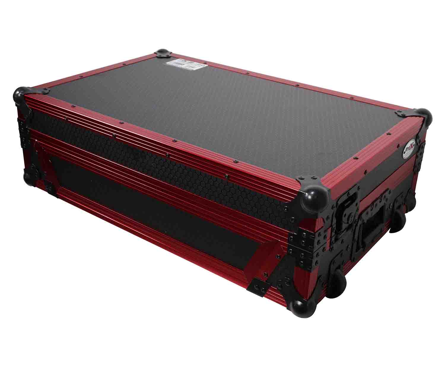ProX XS-RANEONE WLTFRLED DJ Flight Case for Rane One 1U Rackspace with Sliding Laptop Shelf, Wheels and LED KIT - Hollywood DJ