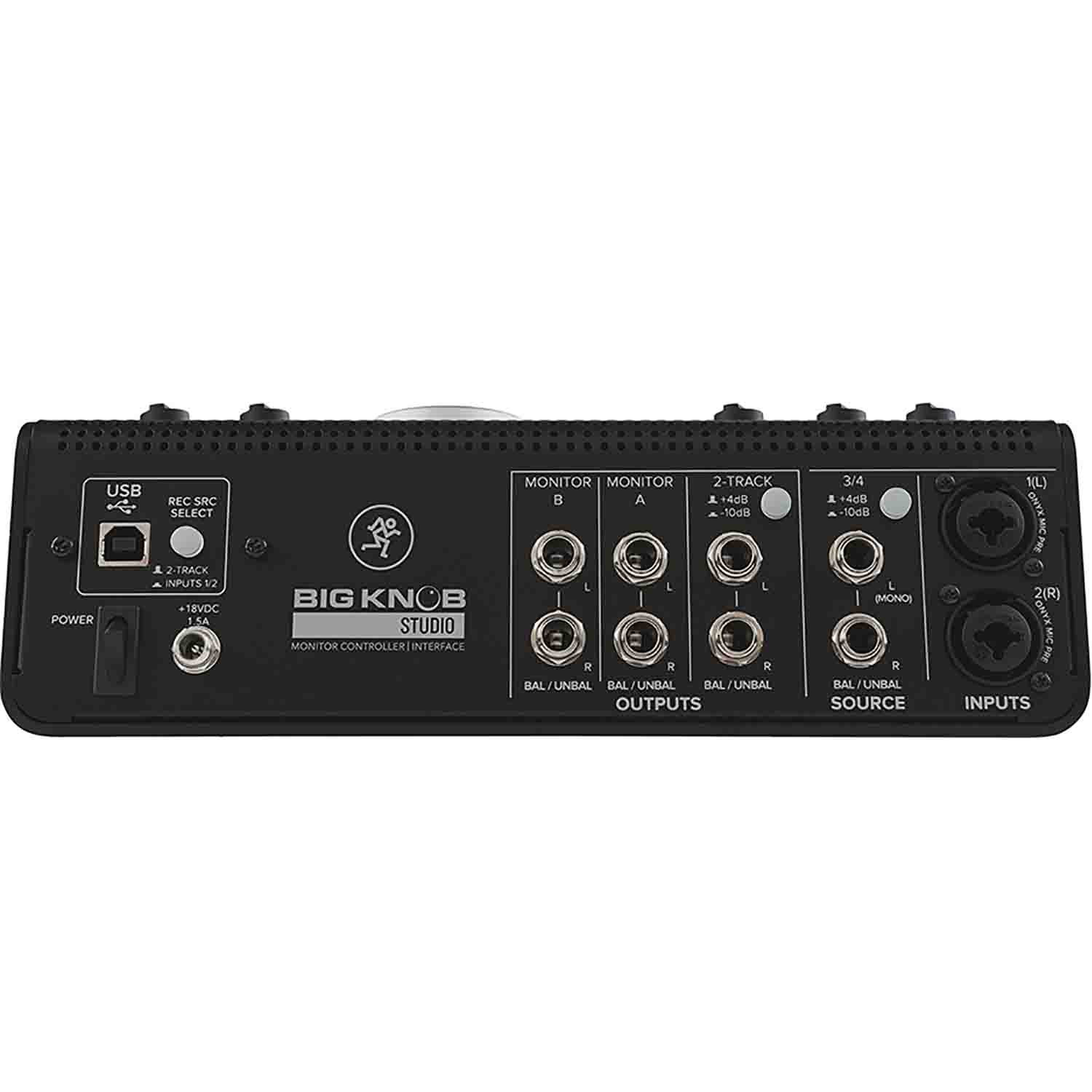 Mackie Big Knob Studio 3x2 Studio Monitor Controller - 192kHz USB I/O - Hollywood DJ