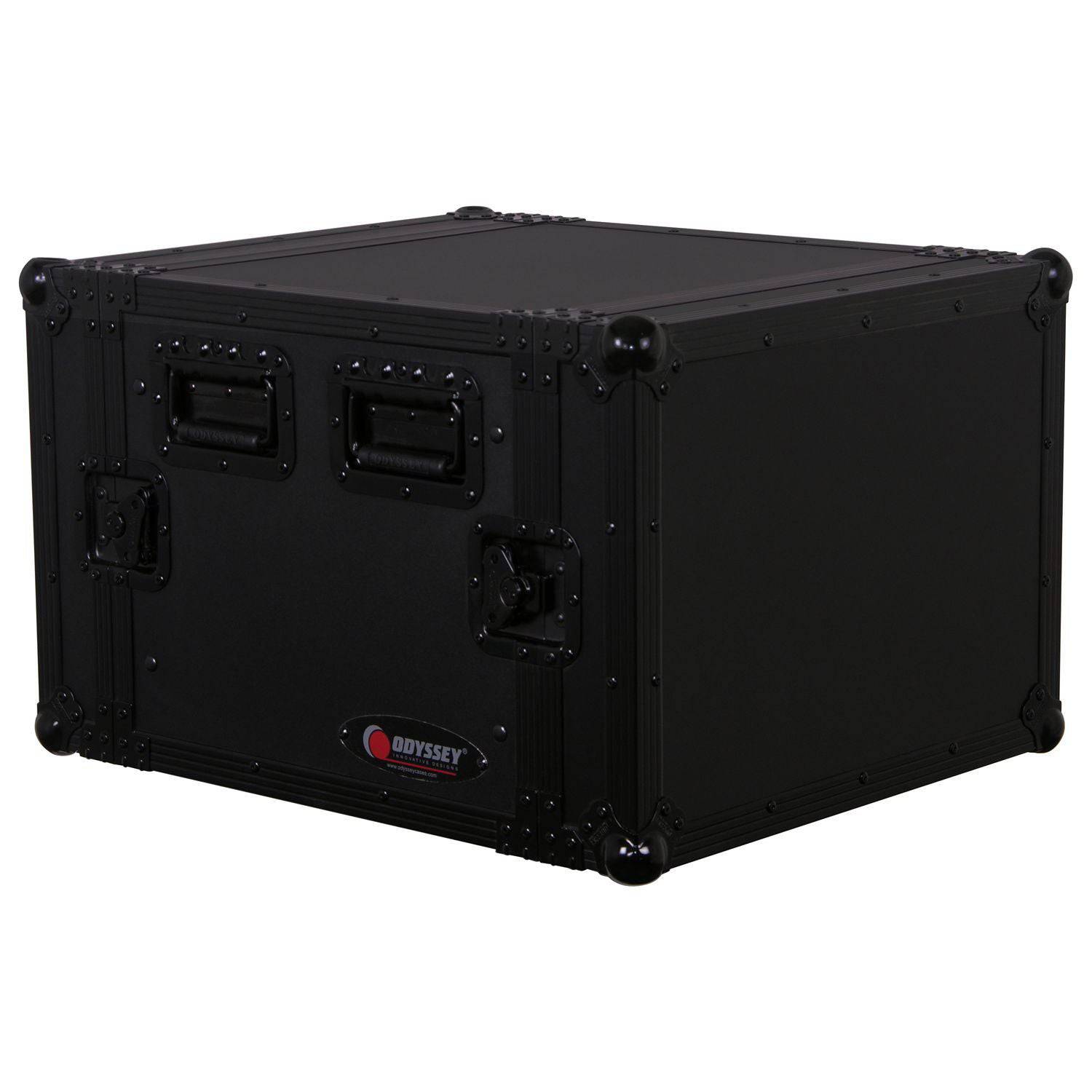 Odyssey FZAR08BL 8U Pro Amp Rack - Black - Hollywood DJ