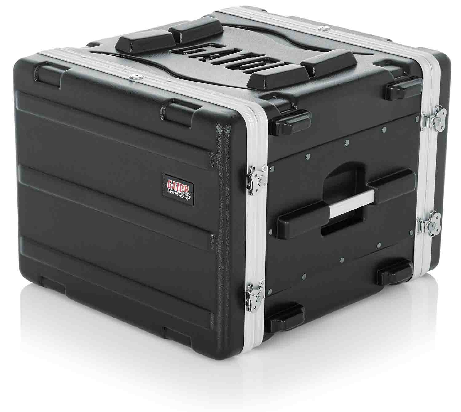 Gator Cases GR-8L Standard Molded 8U Audio Rack Case 19″ Deep - Hollywood DJ