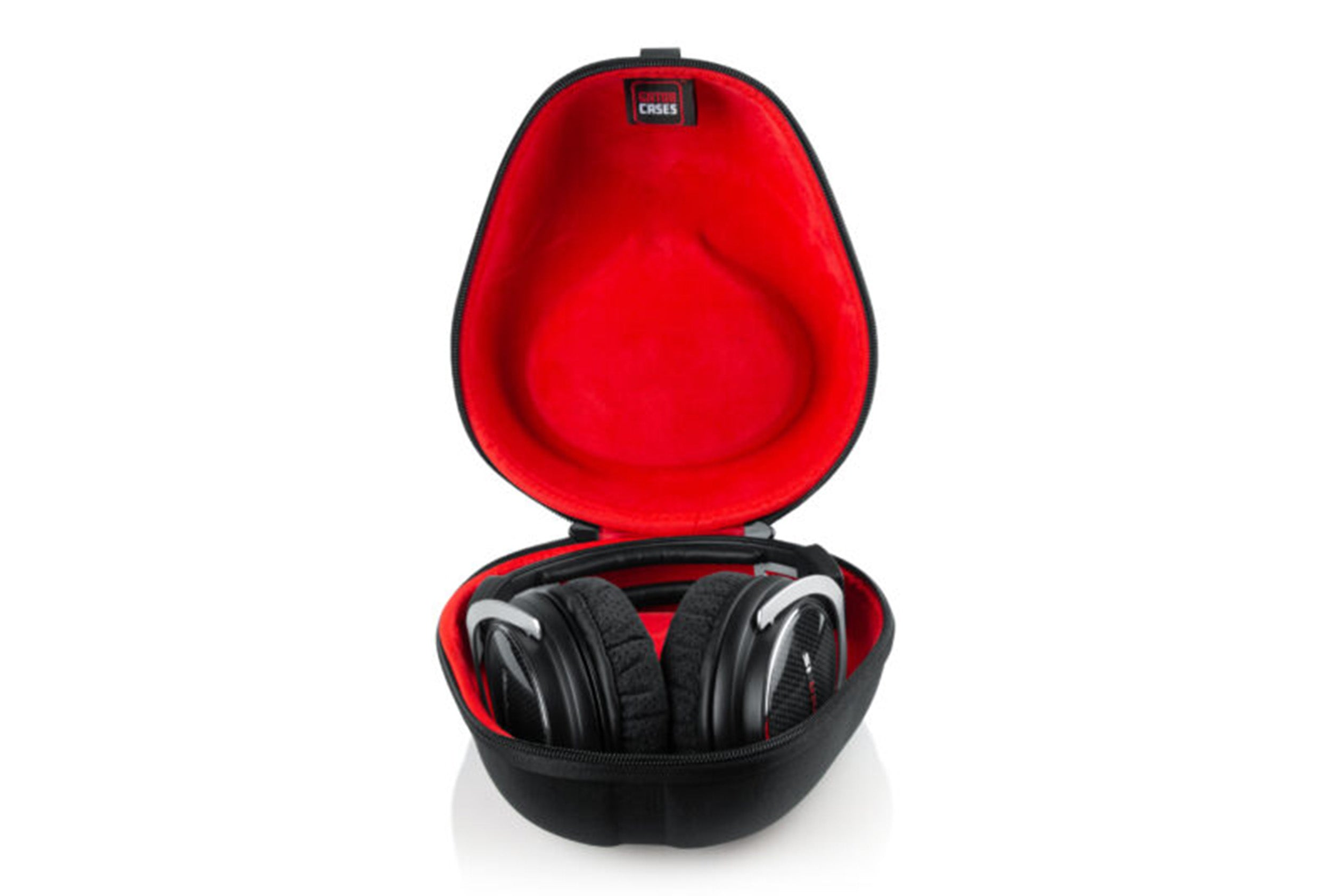 Gator Cases G-HEADPHONE-CASE Molded Case for Folding and Non-Folding Headphones - Black - Hollywood DJ