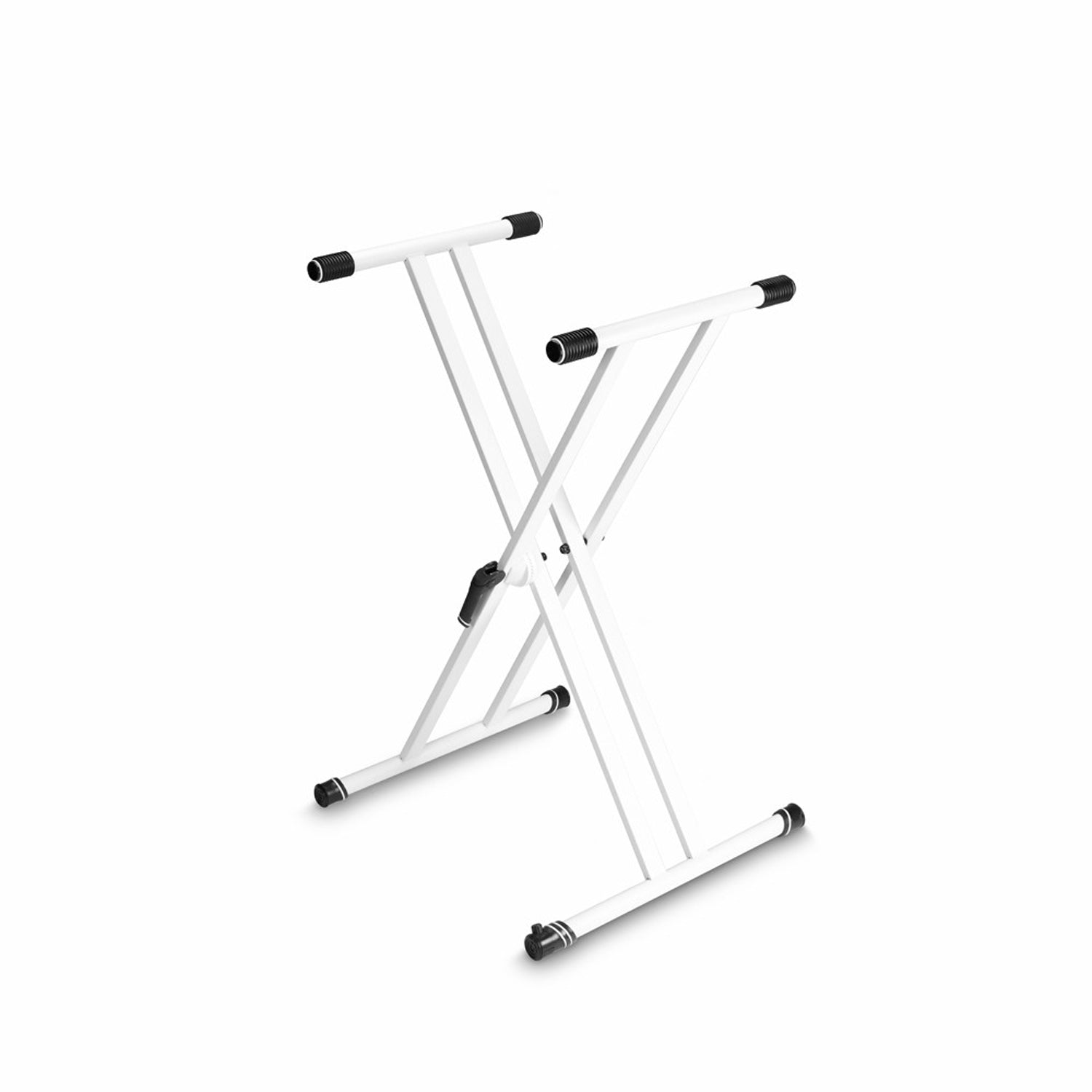 Gravity GKSX2W Keyboard Stand X-Form, Double, White - Hollywood DJ