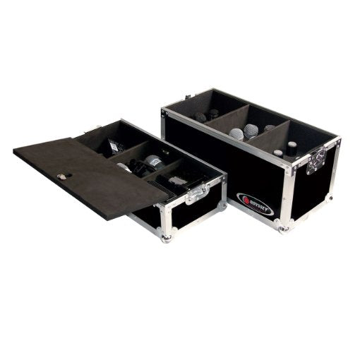 Odyssey FZMIC18 Microphone Case Holds 18 Mics Includes Storage Compartment | Open Box - Hollywood DJ