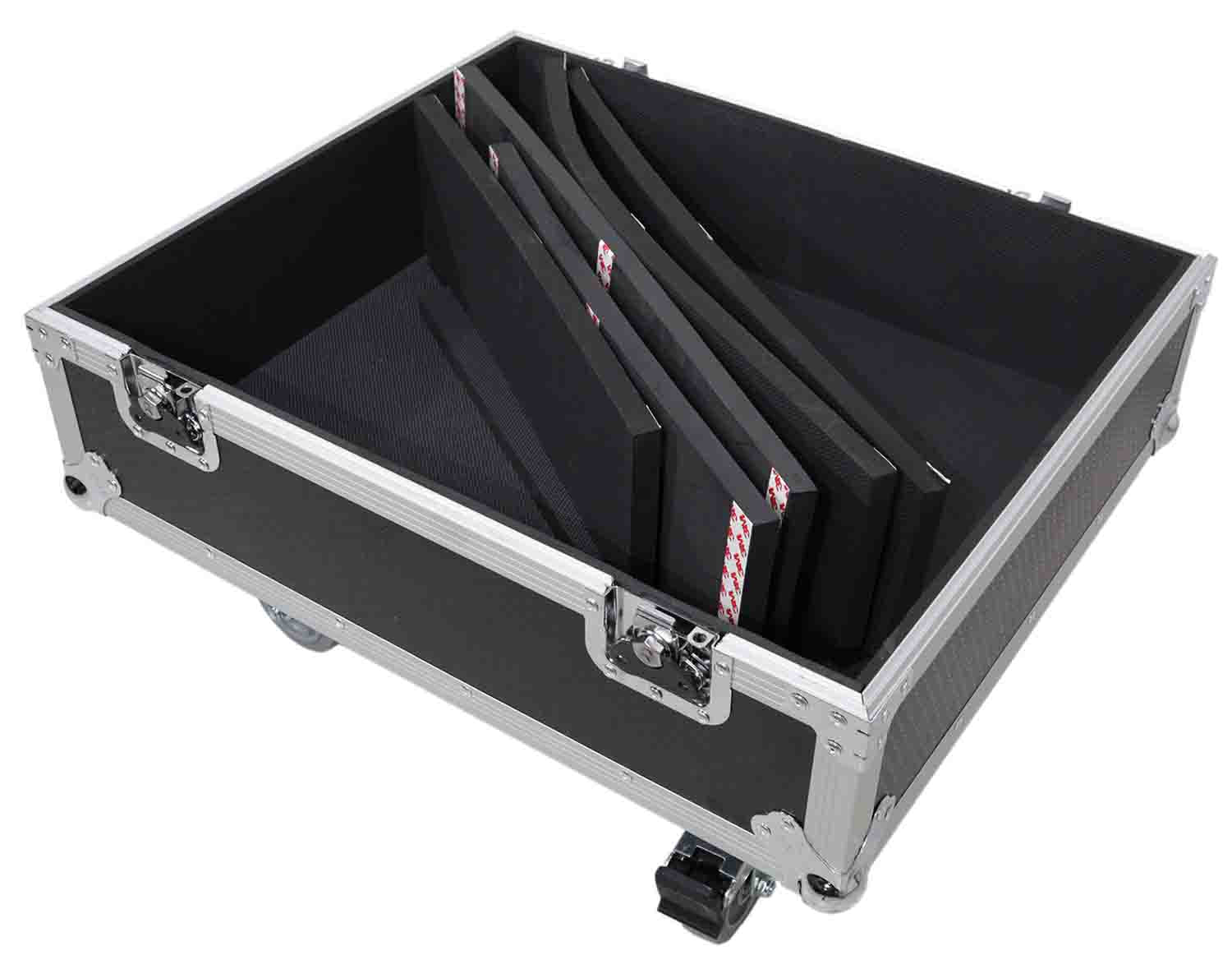 ProX XS-252521SPW Subwoofer Speaker Flight Case with Casters Interior - Hollywood DJ