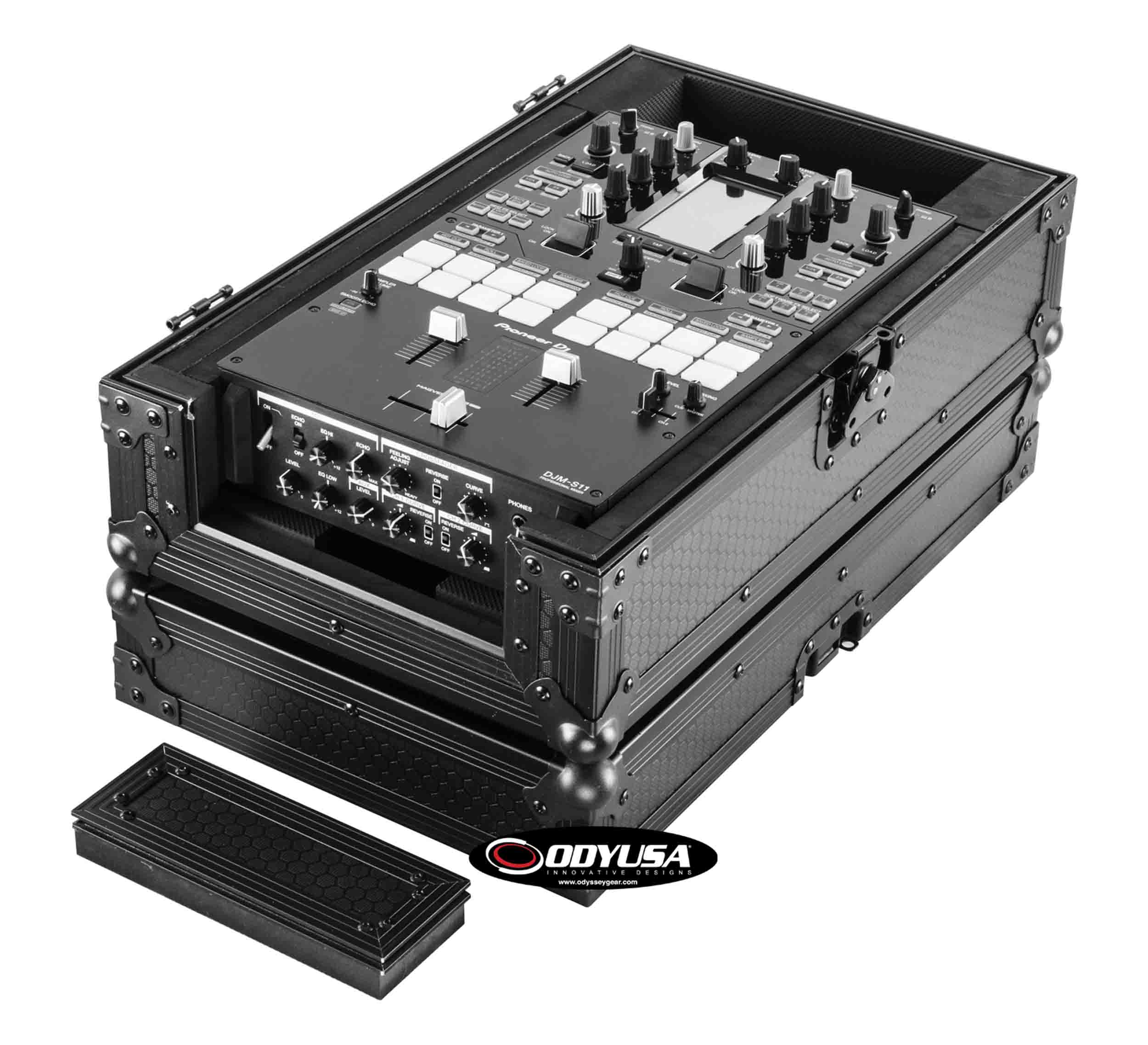Odyssey 810080 Industrial Board Case for 10″ DJ Mixers - Hollywood DJ