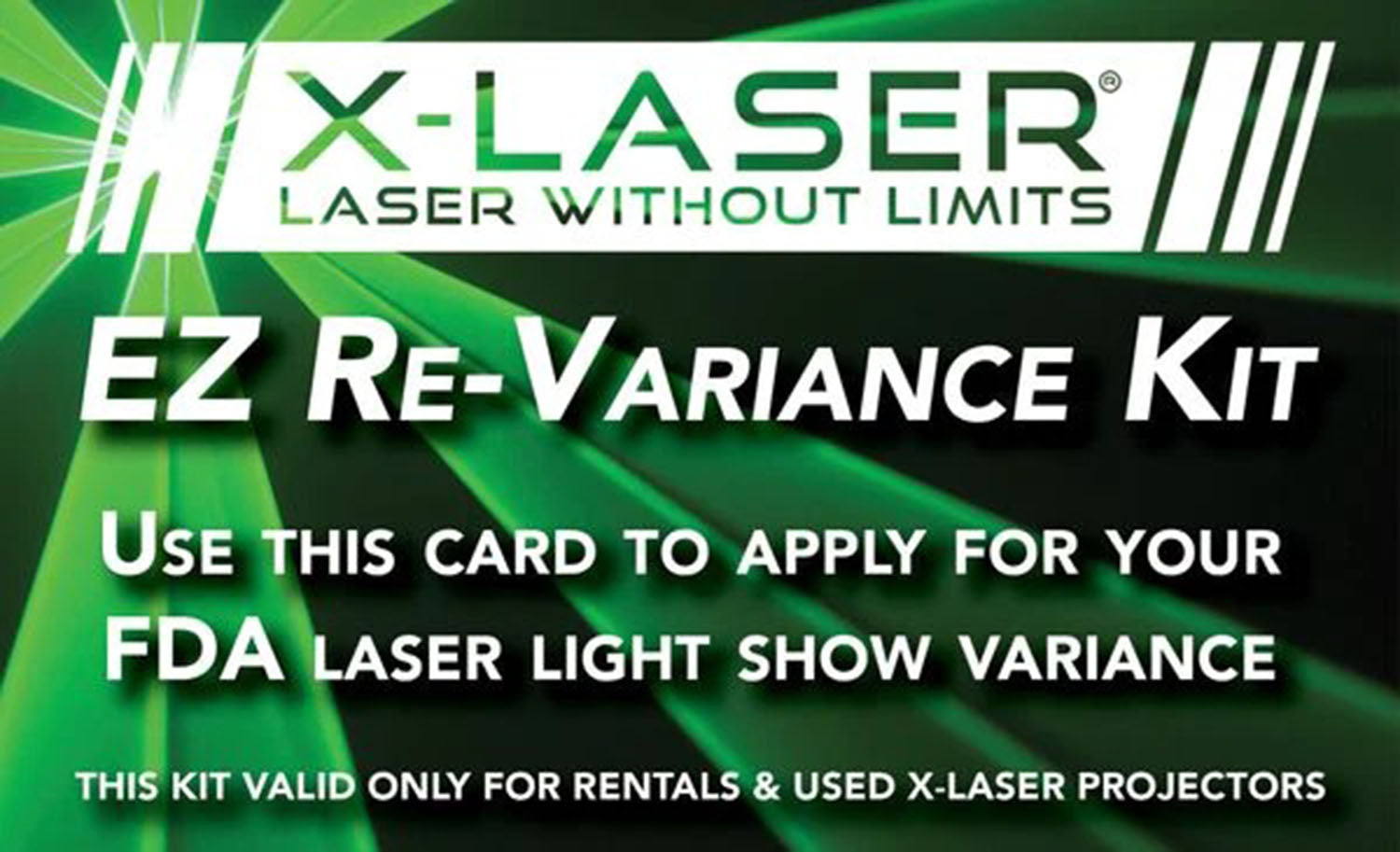 X-Laser EZ Re-Variance Kit for Used and Rental Lasers - Hollywood DJ