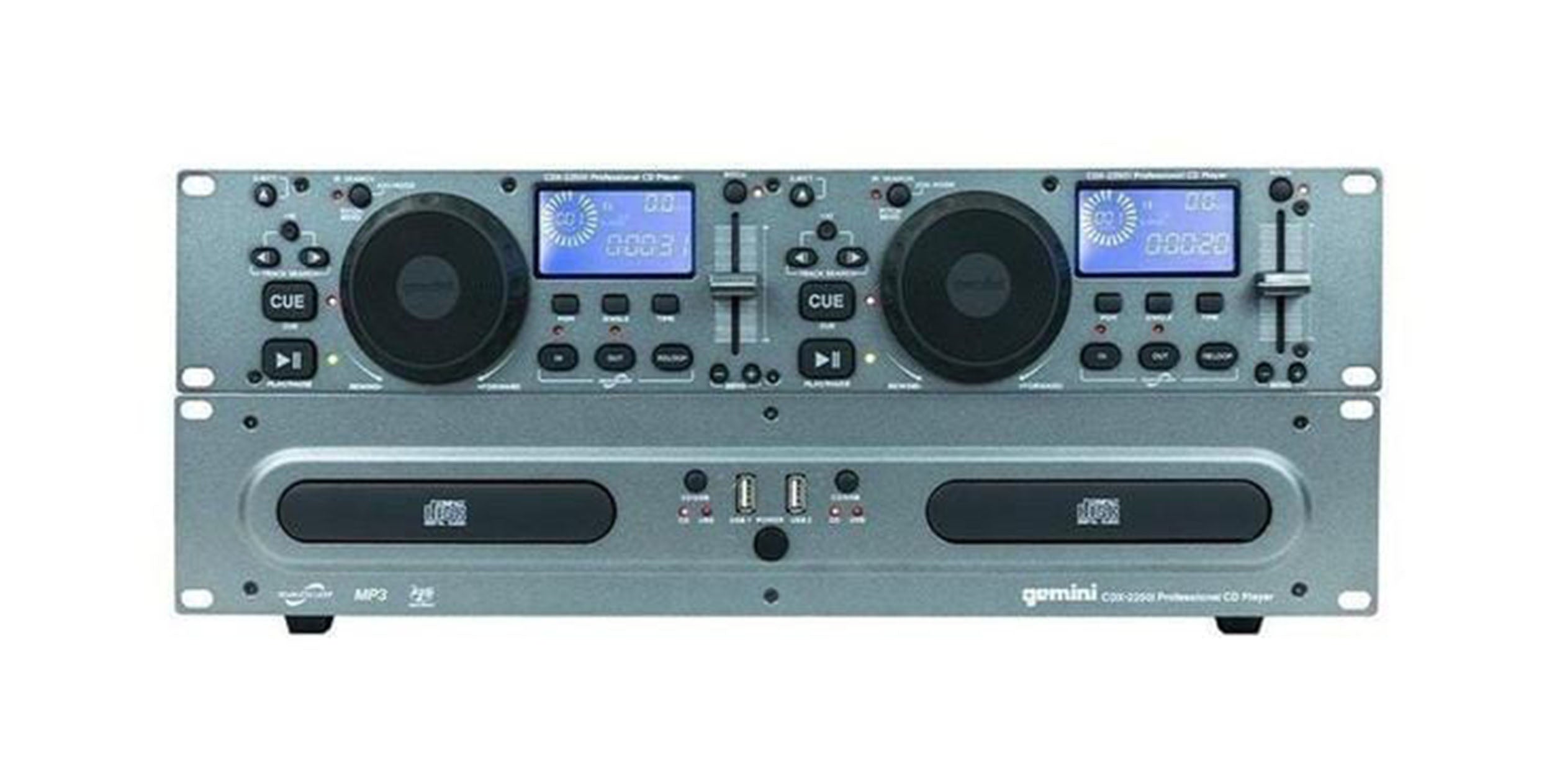 Gemini Sound CDX-2250i DJ Cd Media Player with Usb - Hollywood DJ