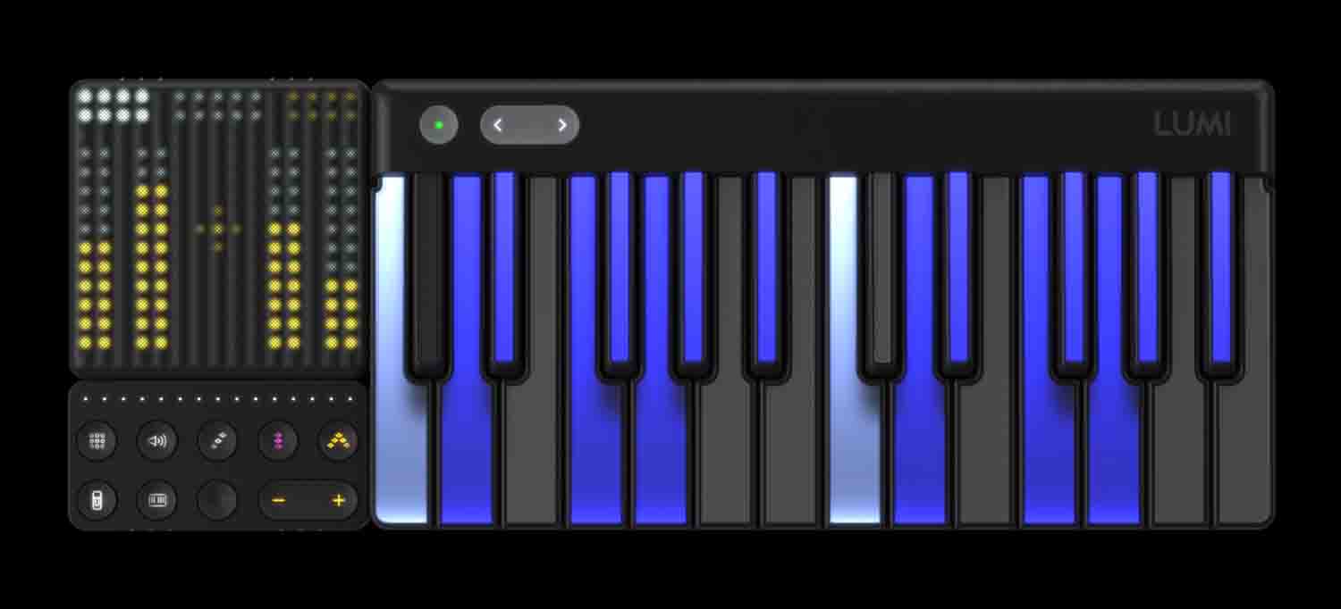 ROLI ROL-002139-SE LUMI Keys Studio Edition Keyboard Controller - Hollywood DJ