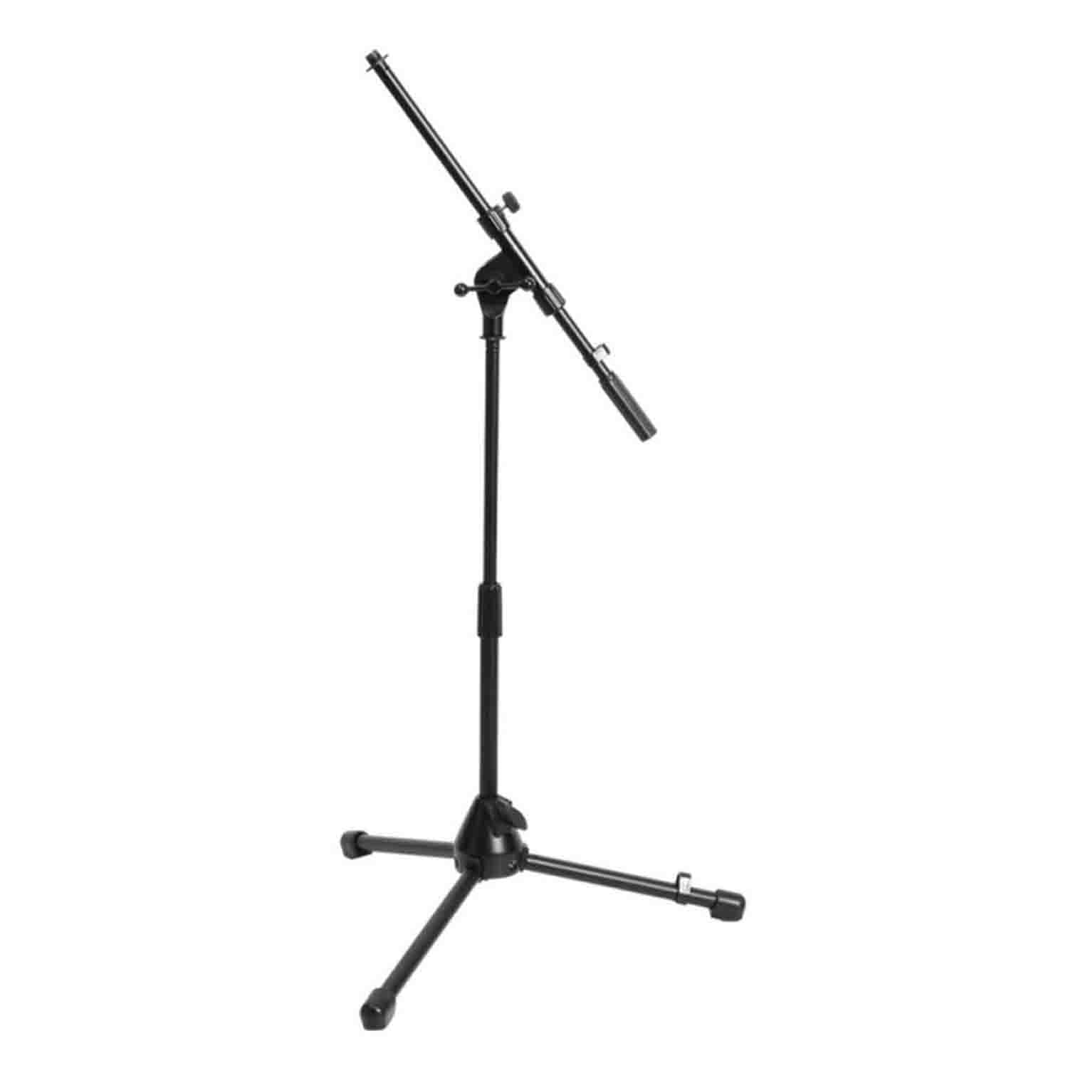 On Stage MS7411B Drum/Amp Tripod Mic Stand with Boom - Hollywood DJ