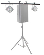 ProX X-SPLSTBAR-5FT Universal Light Bar Mounting System for Point Source PA Speakers with Fly-points - 5 Feet - Hollywood DJ