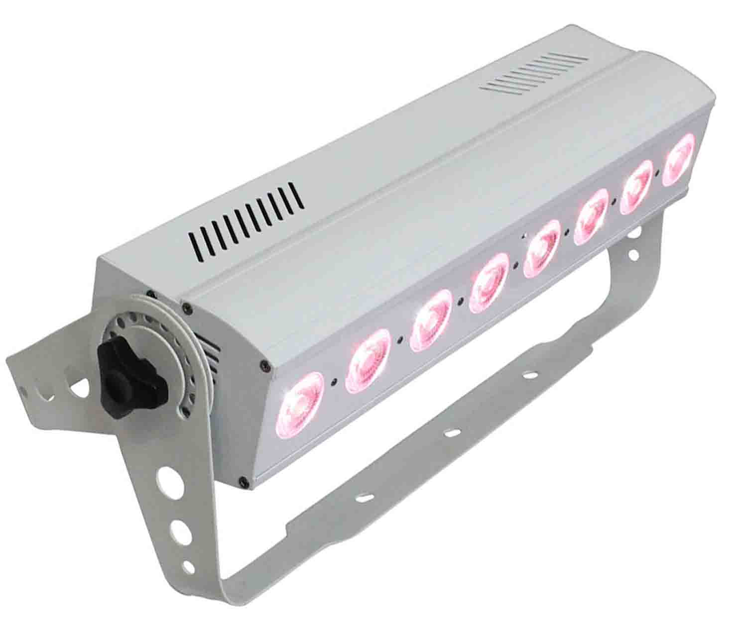 ProX X-BARC8WDBX4 Alcon Bar 8x 5in1 RGBWA 10W LED Light Battery Powered Wireless DMX - Hollywood DJ