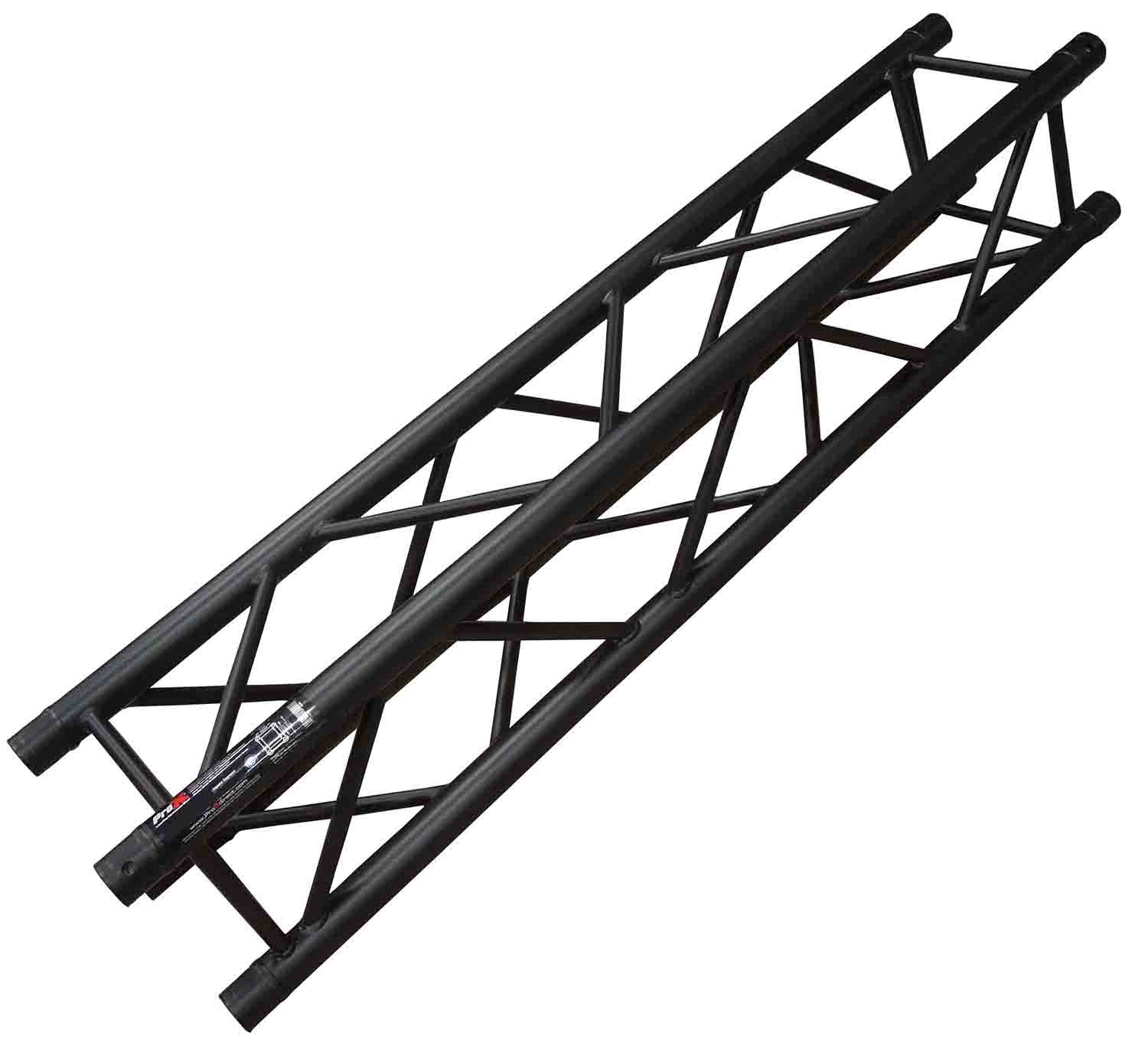 ProX XT-SQ656BLK F34 Truss Segment Black Powder Coated - 6.56 Feet - Hollywood DJ